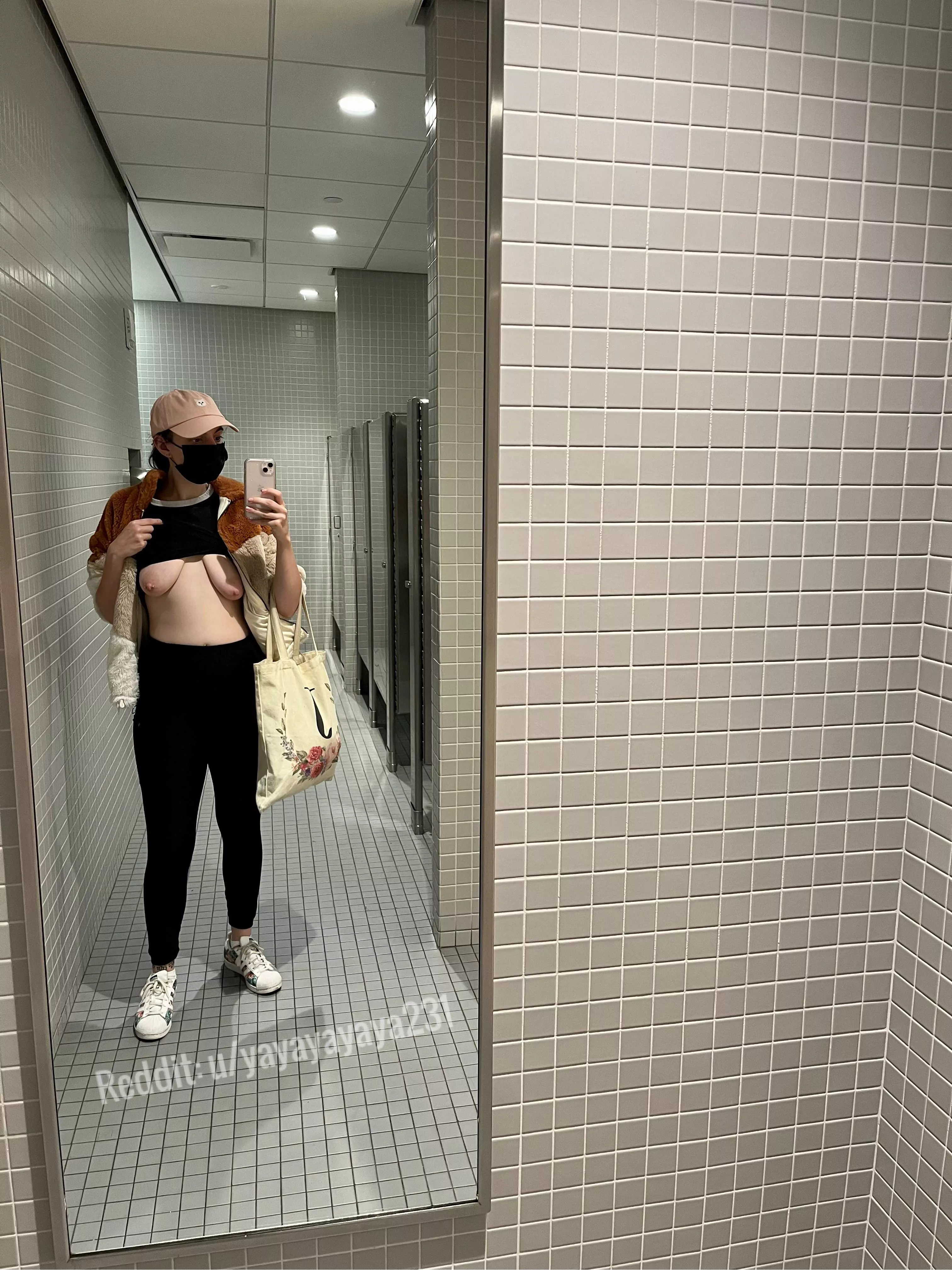 Maintaining my goal of taking a titty pic in every public bathroom