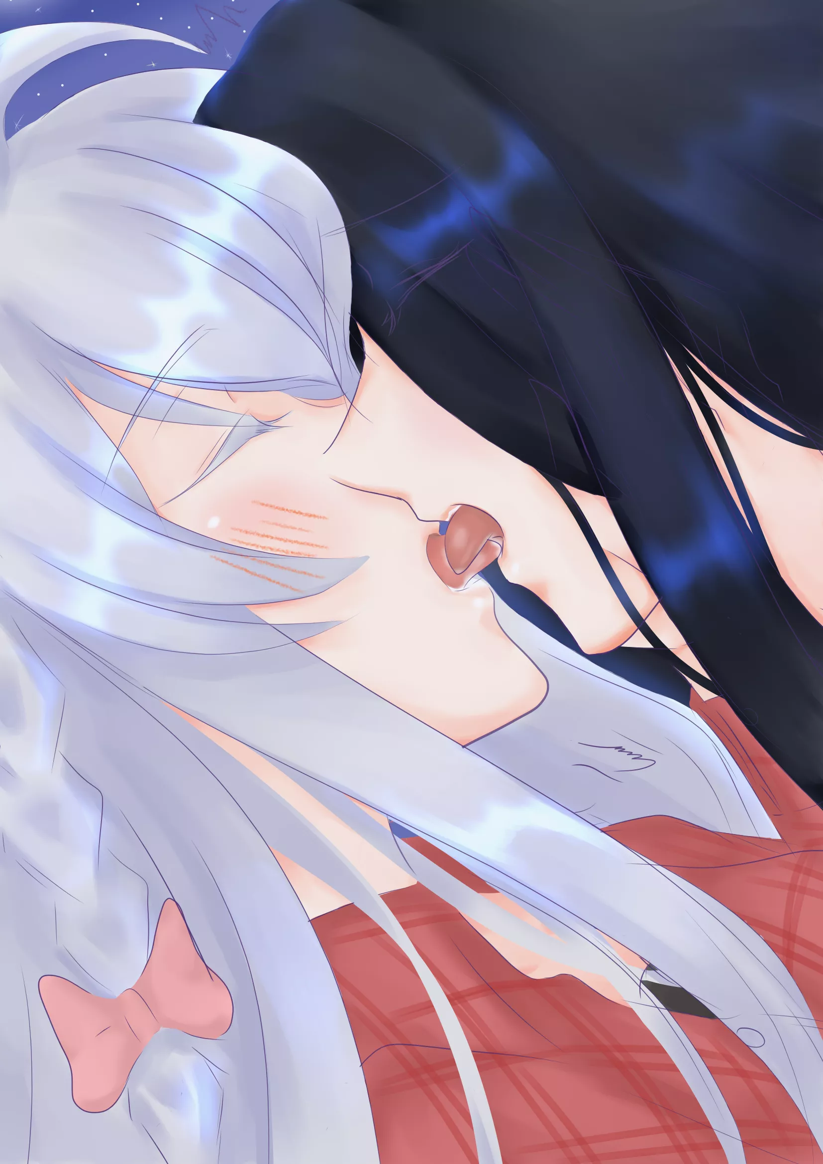 [Majo no Tabitabi][OC] Elaina x Fran - Deep Kiss