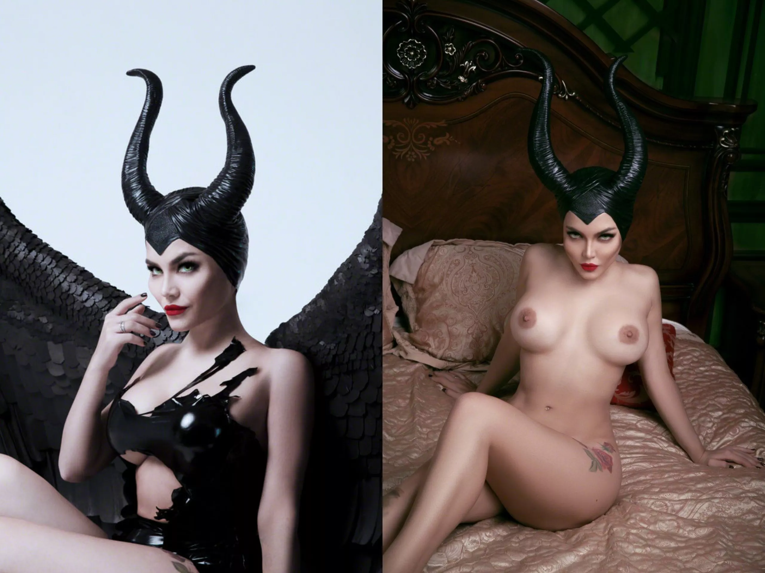 Maleficent On/Off by Kalinka Fox