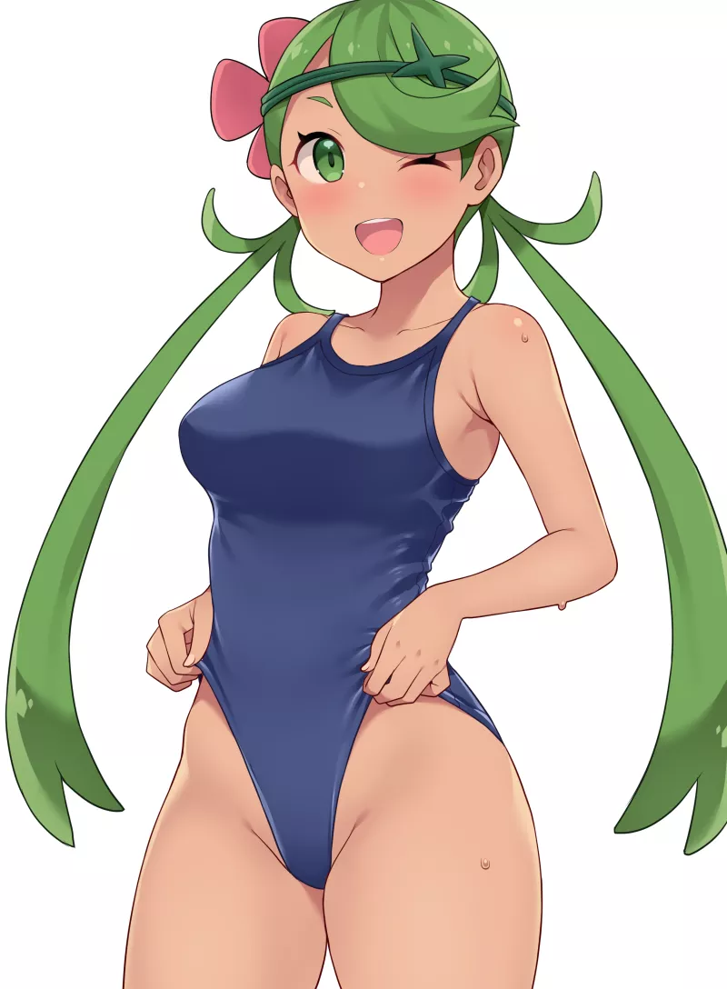 Mallow Swimsuit Happiness (Amane Hasuhito) [Pokemon]