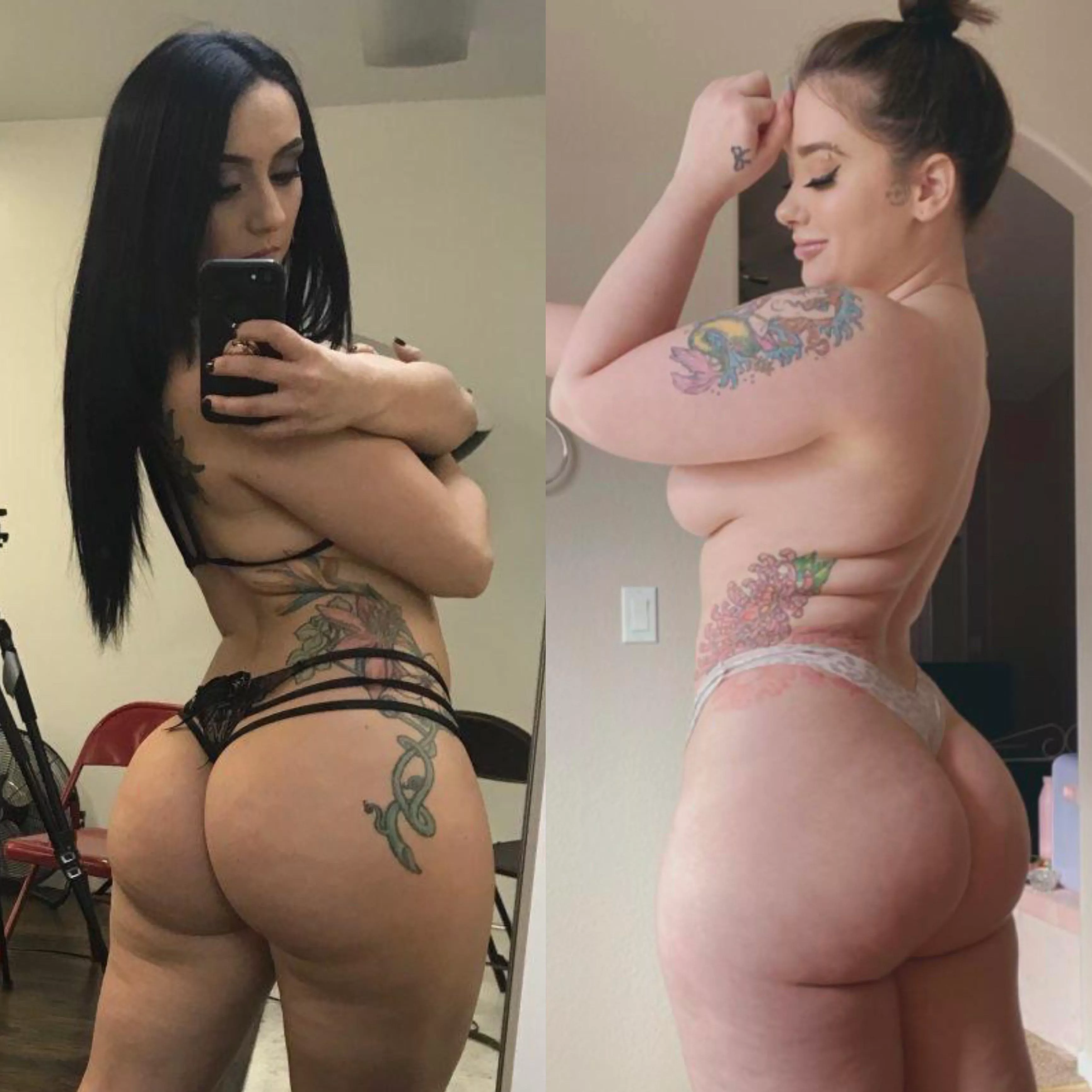 Mandy & Gia : Part 2! â€œThe two biggest asses in porn meet!â€ ending with 2 penetrated holes and cum everywhere. ðŸ‘ðŸ’¦