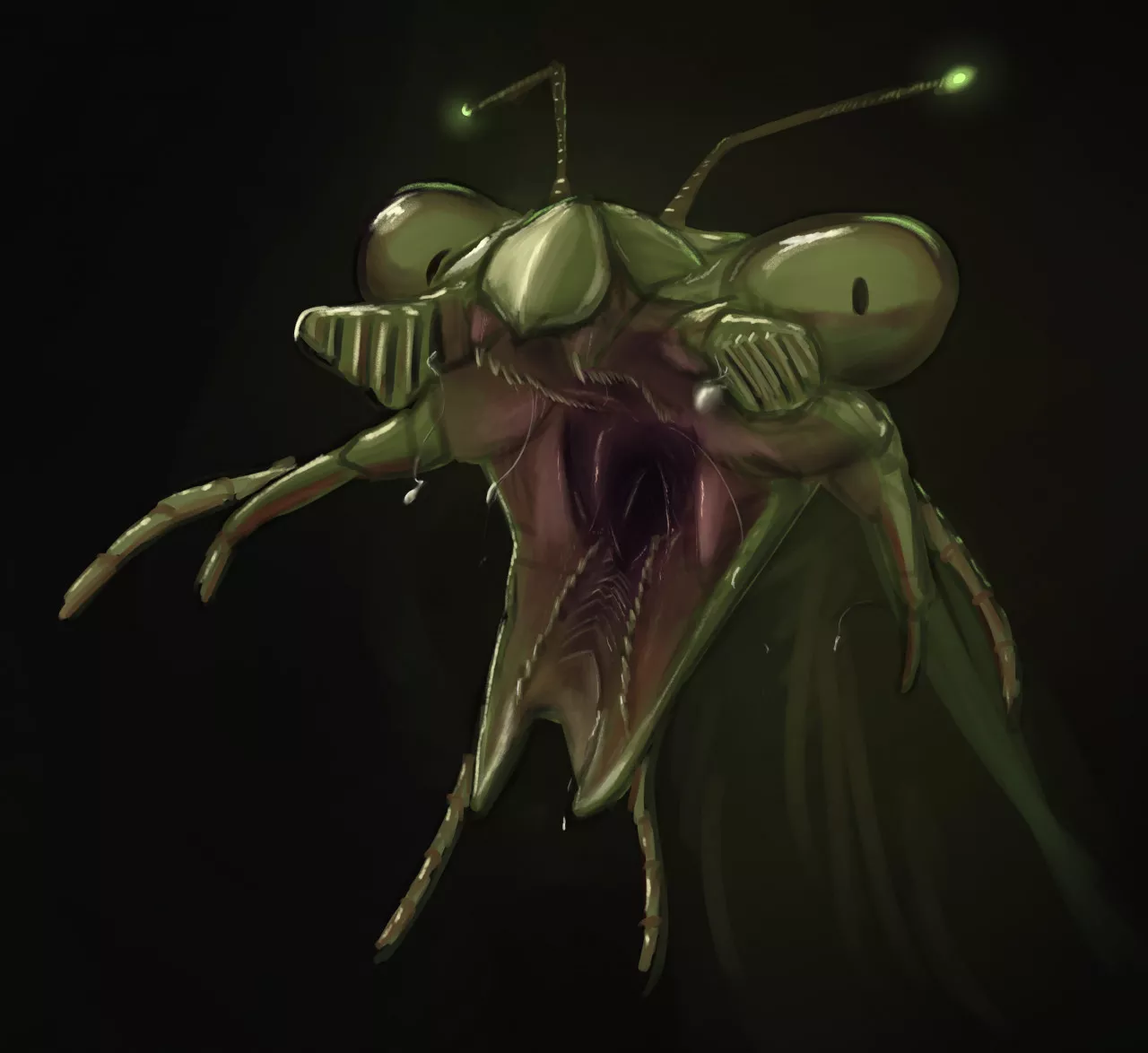 Mantid Mawshot by Kelenkenwithfangs [Mawshot][Mantis]