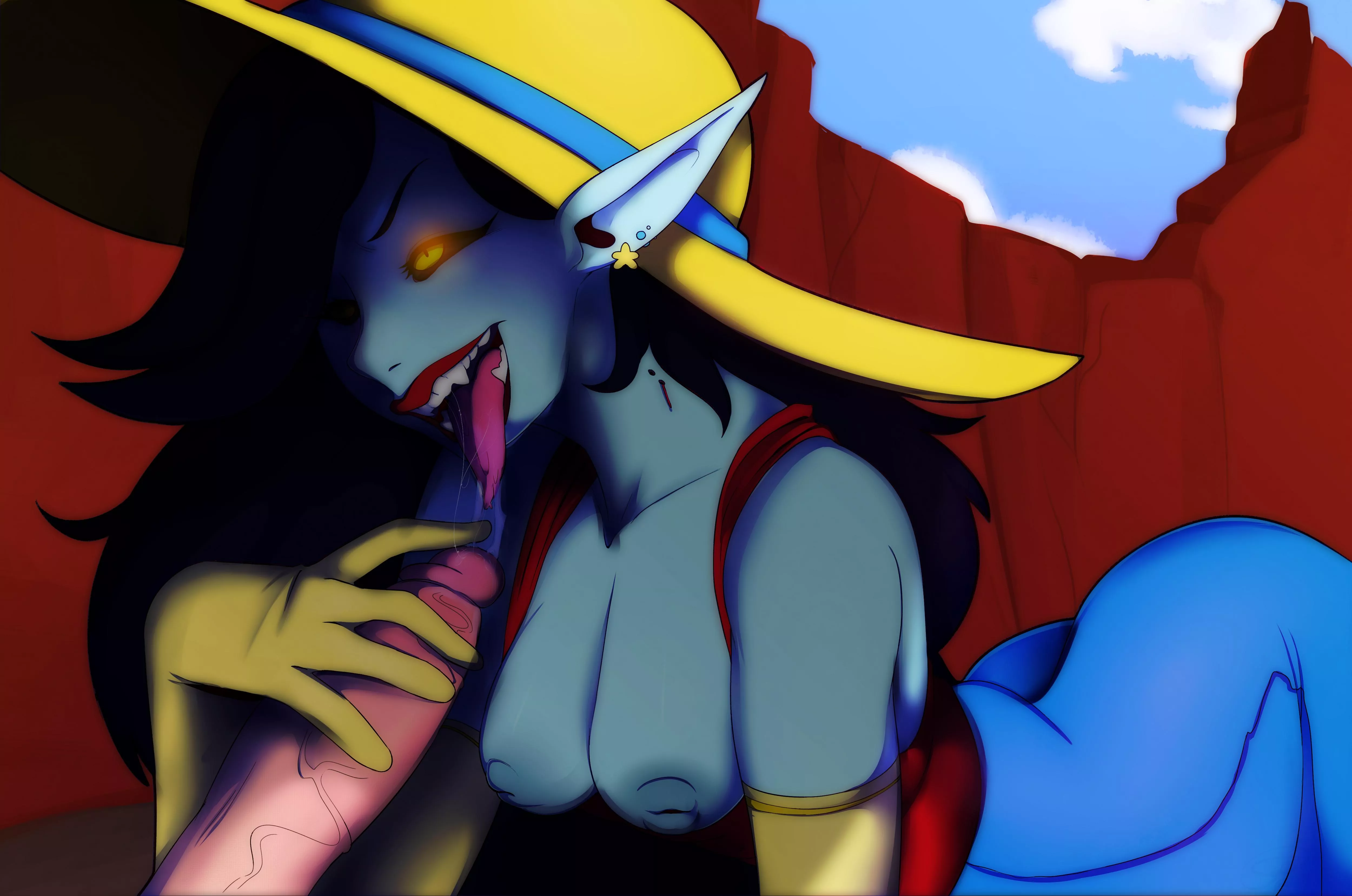 Marceline having a taste [Puuzo]