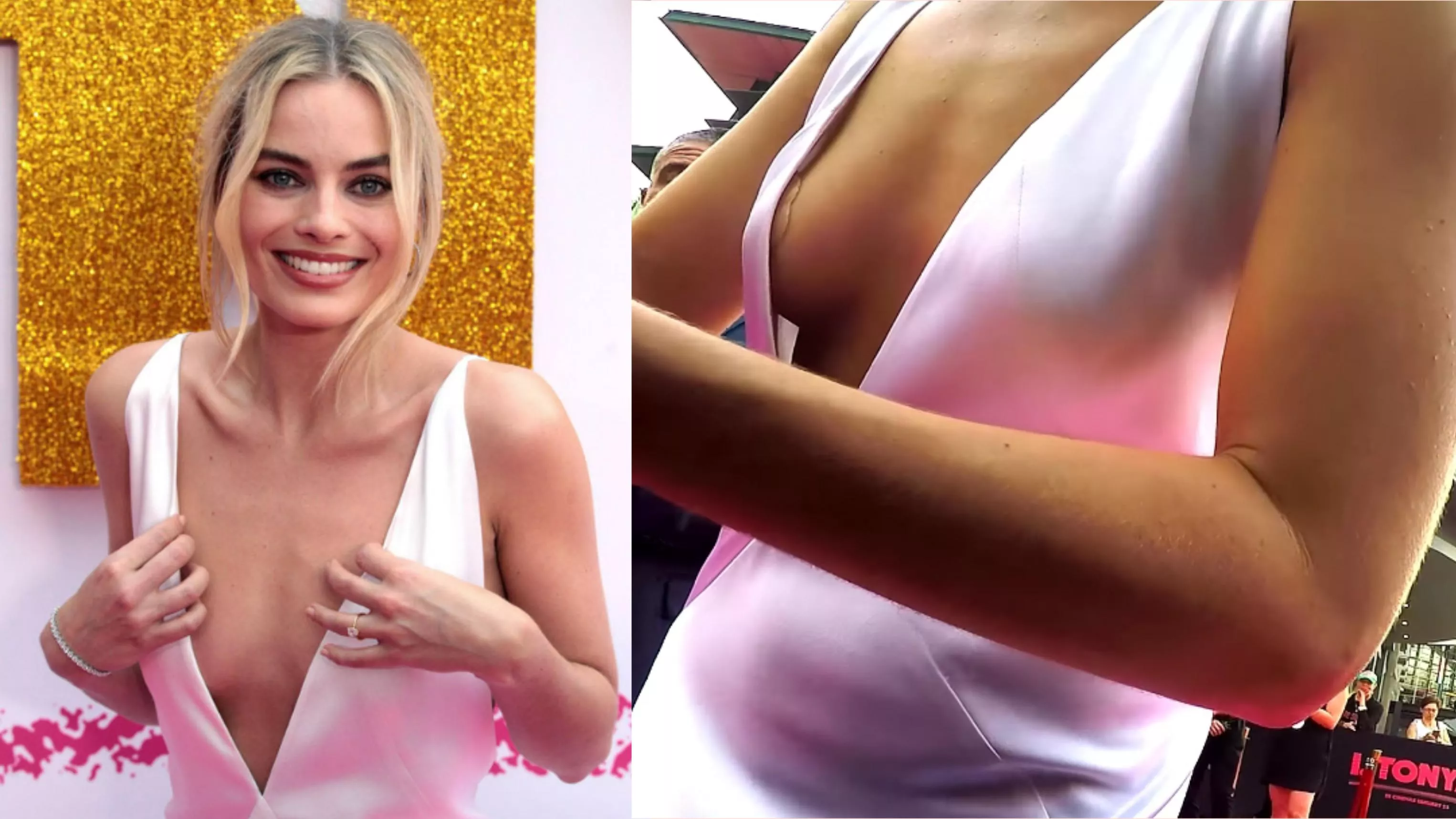 Margot Robbie's beautiful side-boob