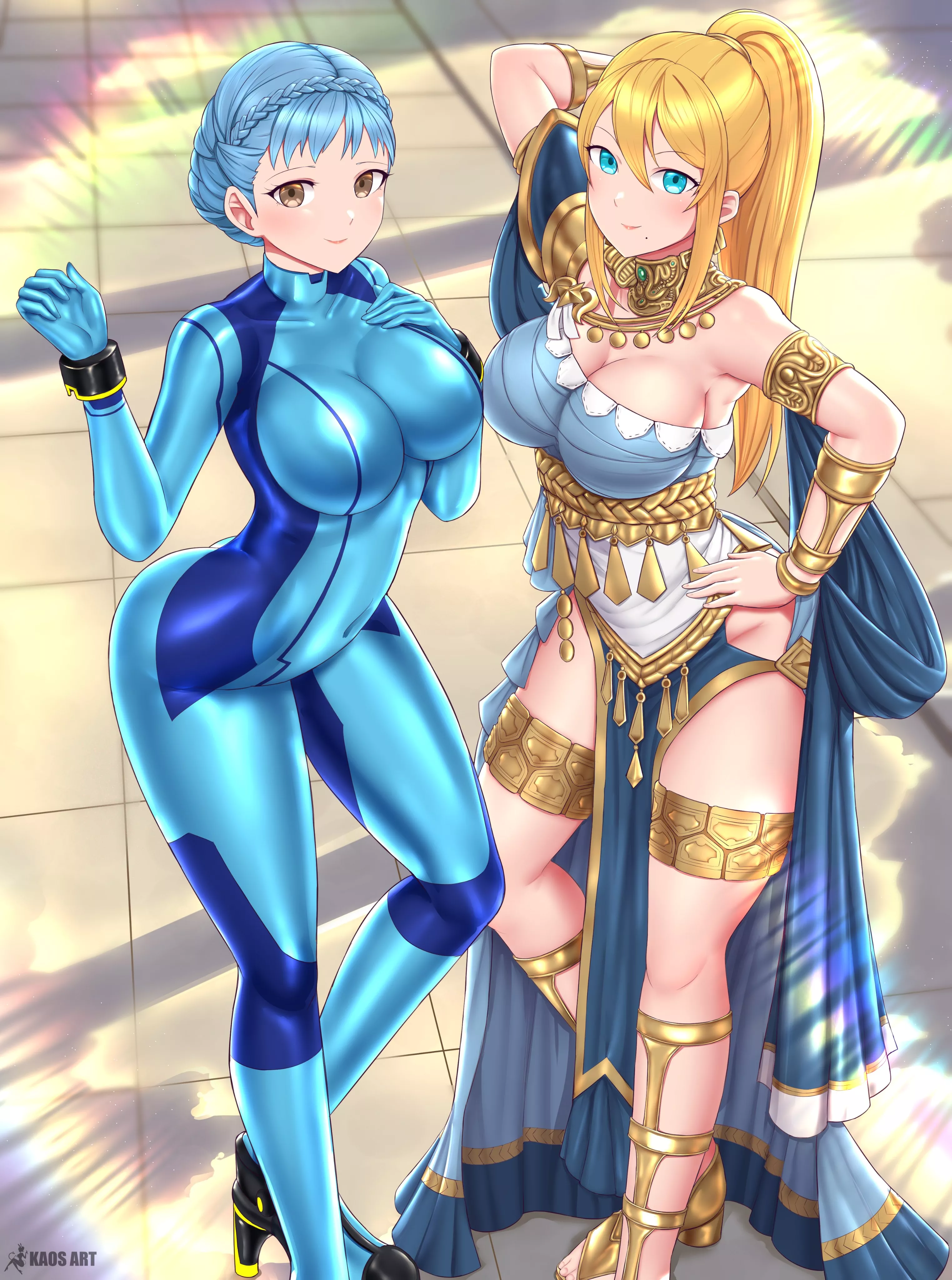 Marianne and Samus Outfit Swap (Kaos Art ) [Metroid/ Fire Emblem]