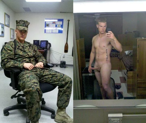 “Marine in , and out of uniform” …