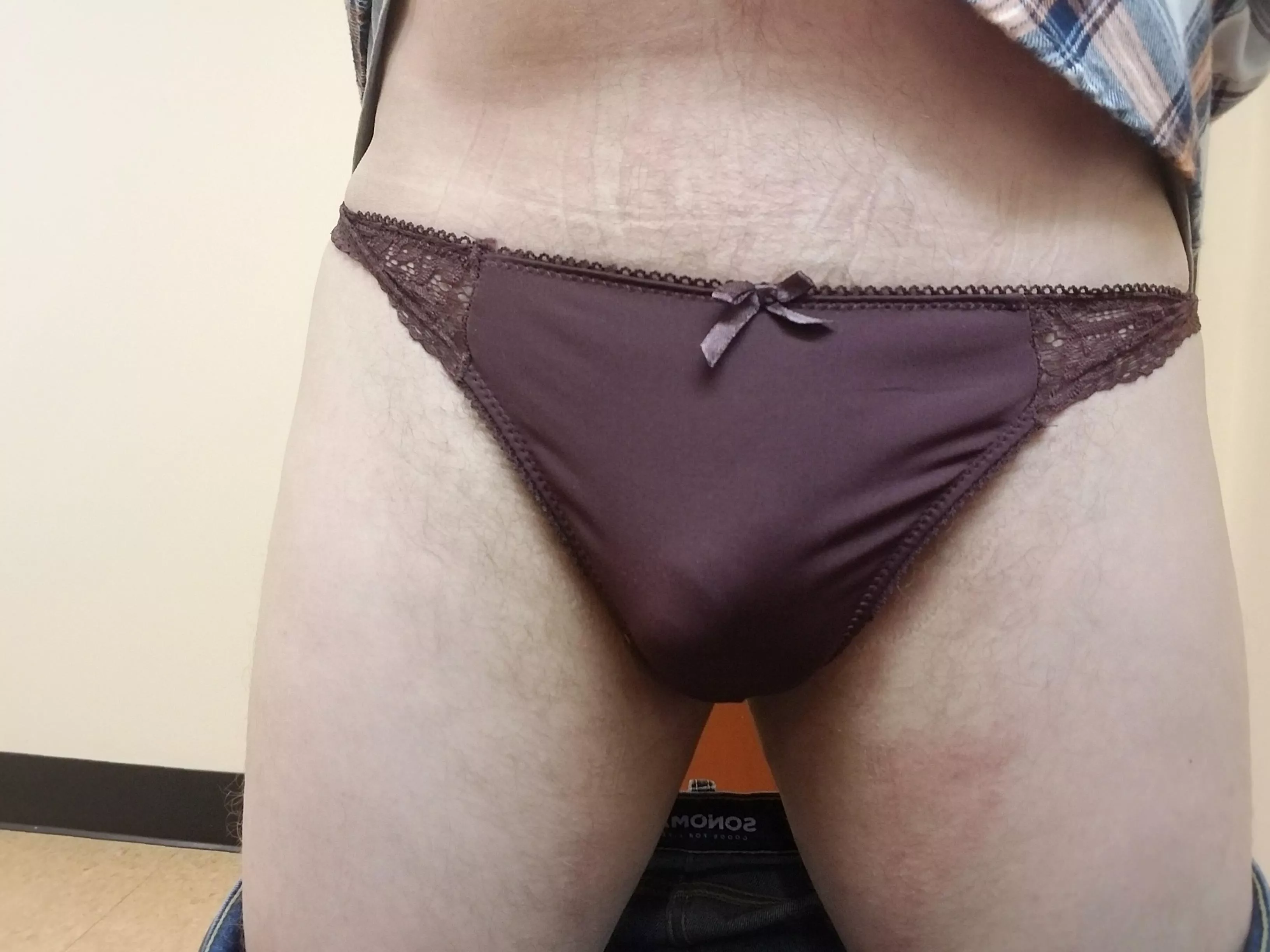 Maroon thong today