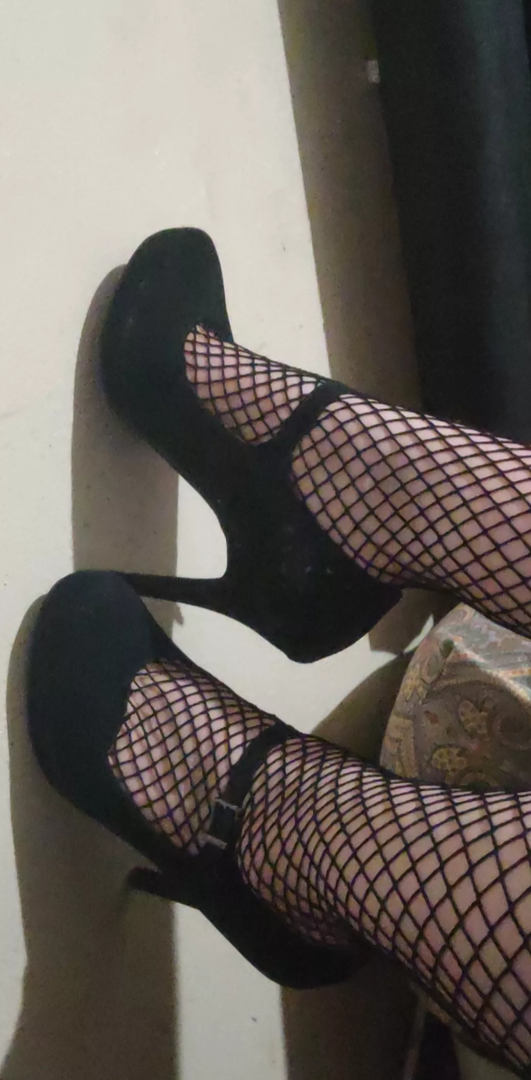 Mary janes and fishnets