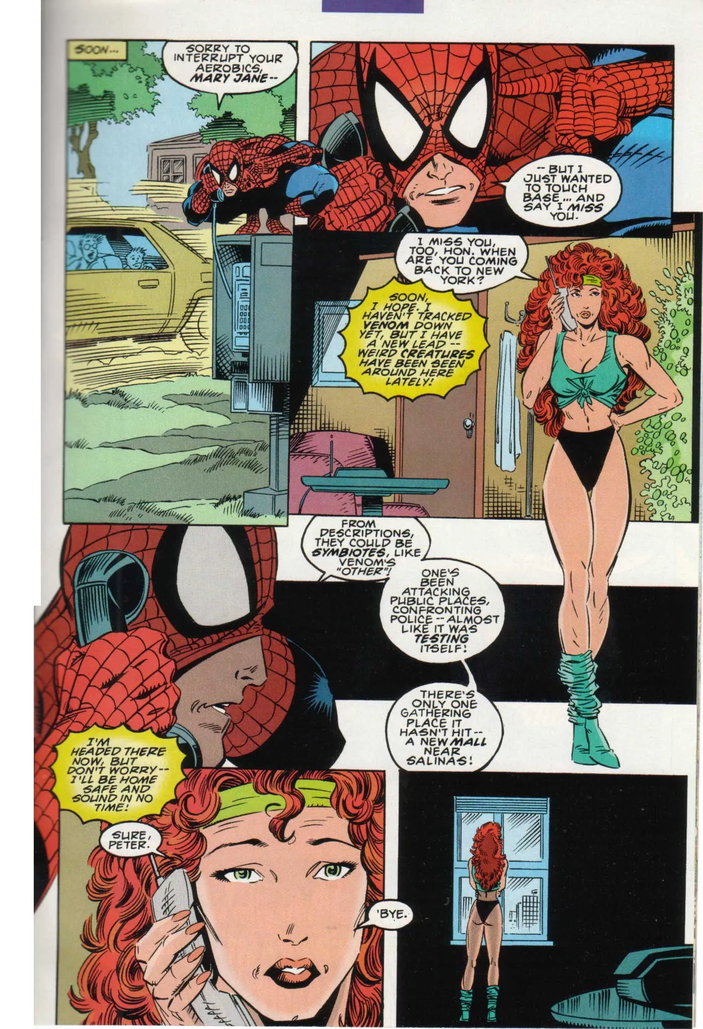 Mary Jane's Workout Clothes [Venom: Lethal Protector #4]