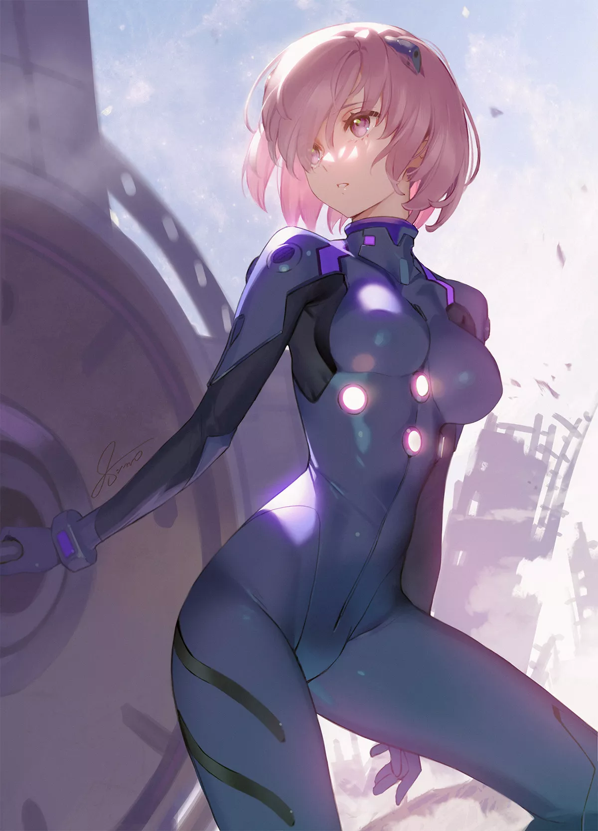 Mashu In A Plugsuit (Siino ) [Fate]