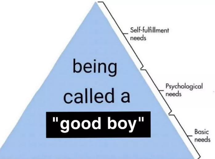 Maslowâ€™s Hierarchy of Needs for him