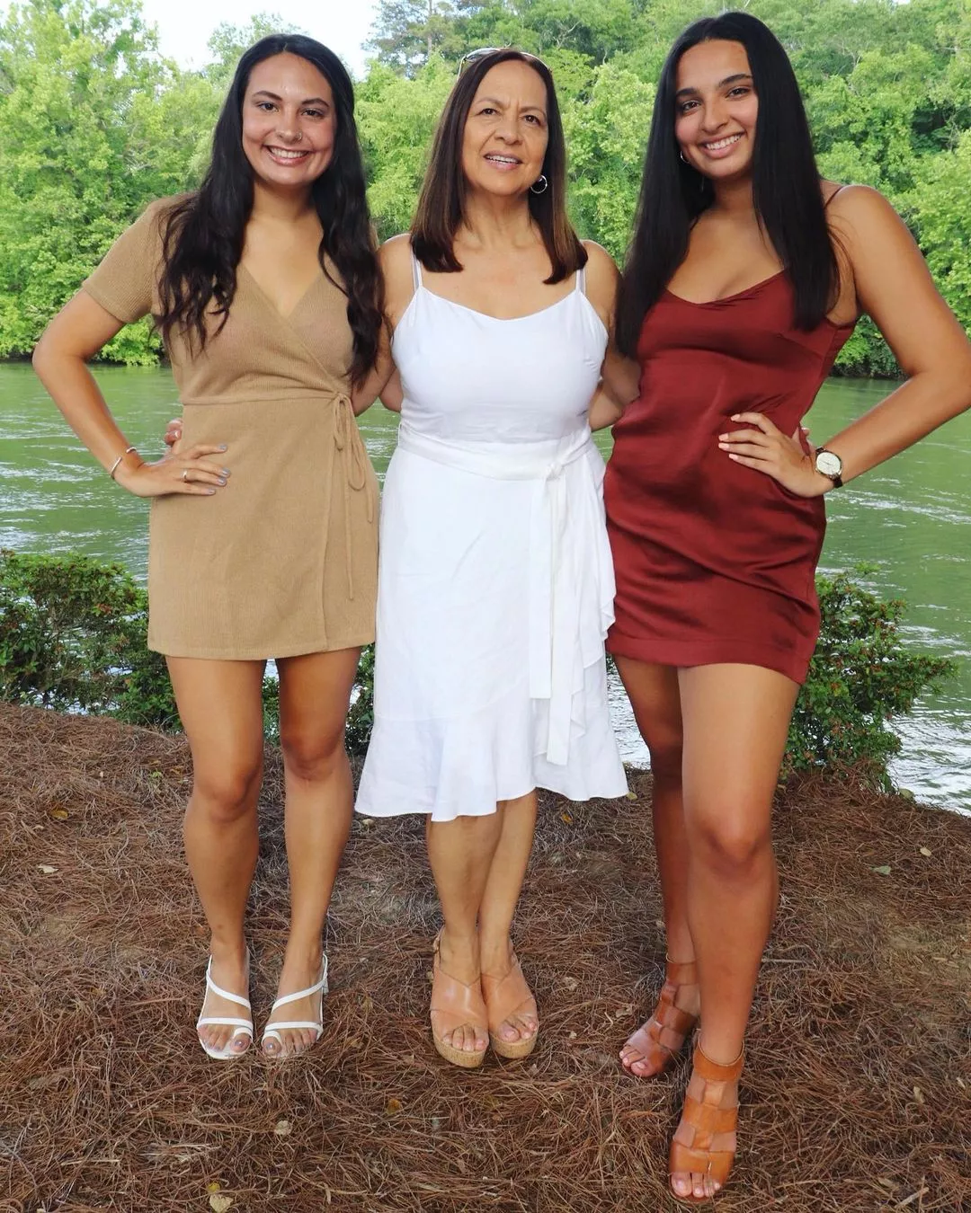 Mature Milf And Her 2 Leggy Daughters