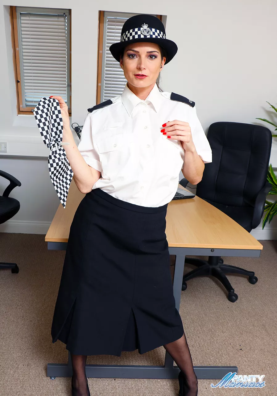 Maxine as a Police Officer