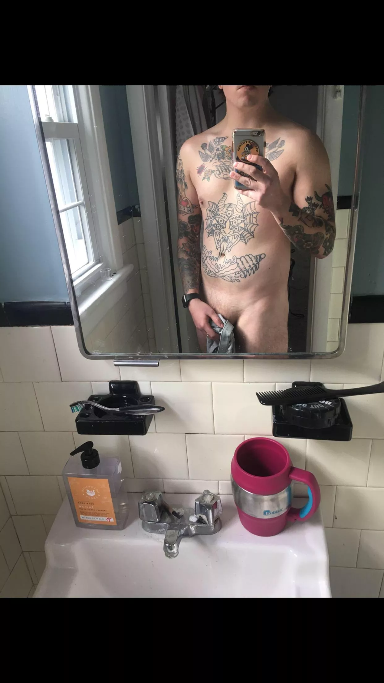 Maybe not as buff as the other dudes, my girl still thinks Im a hot tattooed guy, do you?