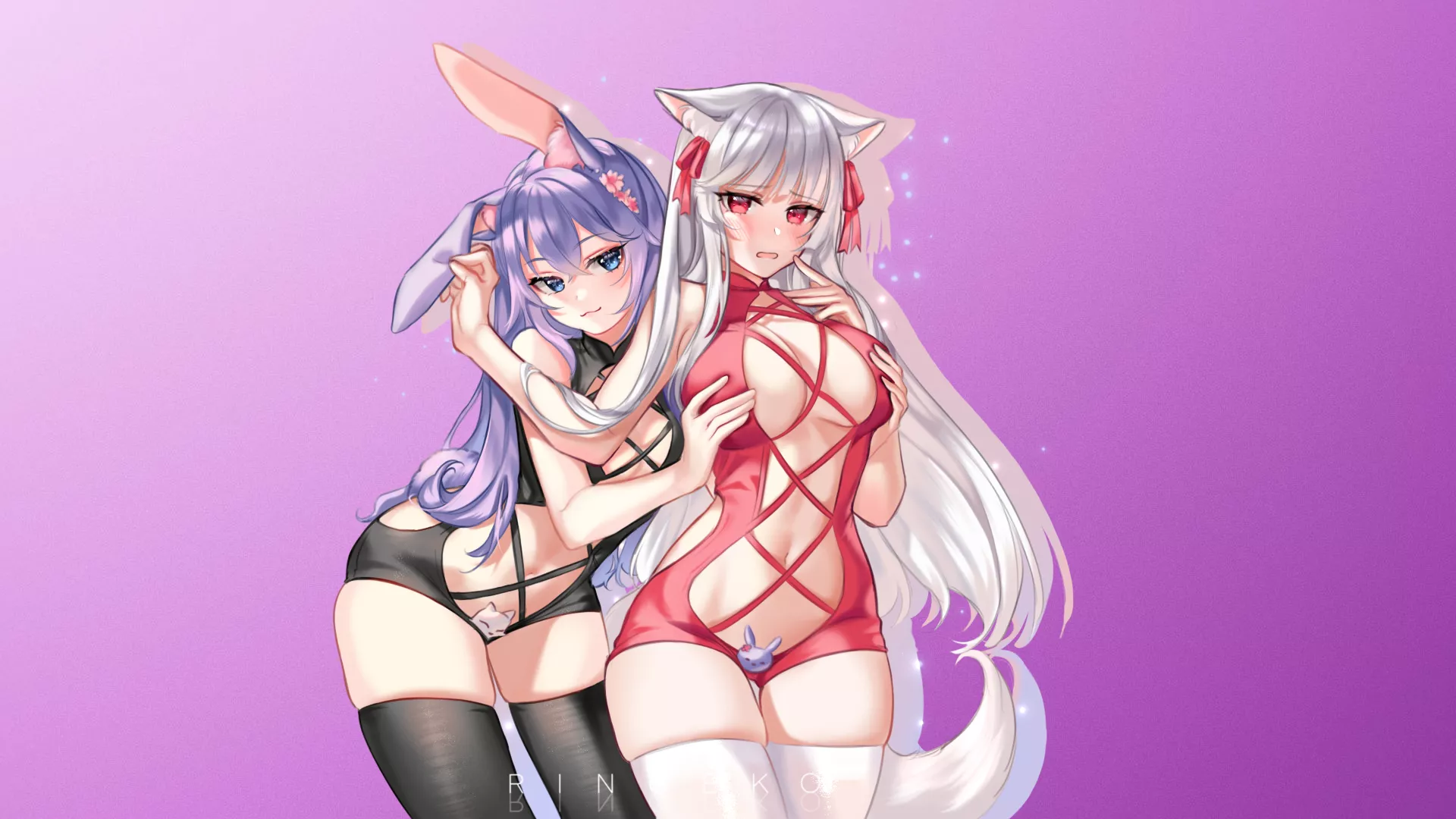 Maykitsune x Kiari [VTuber] [1920x1080]