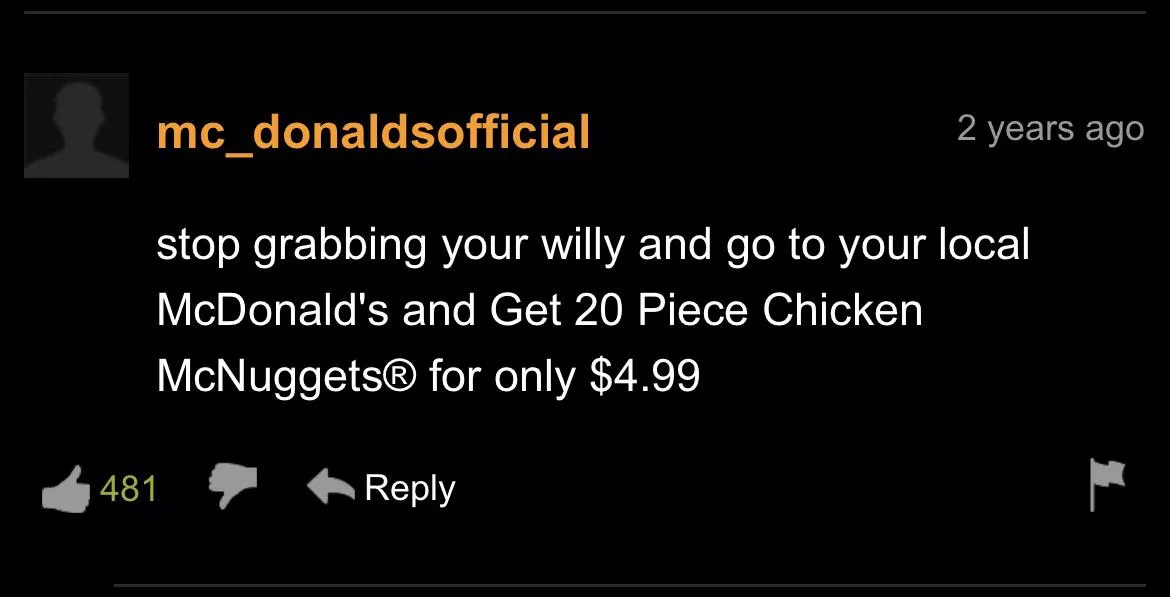 McDonaldâ€™s on Pornhub