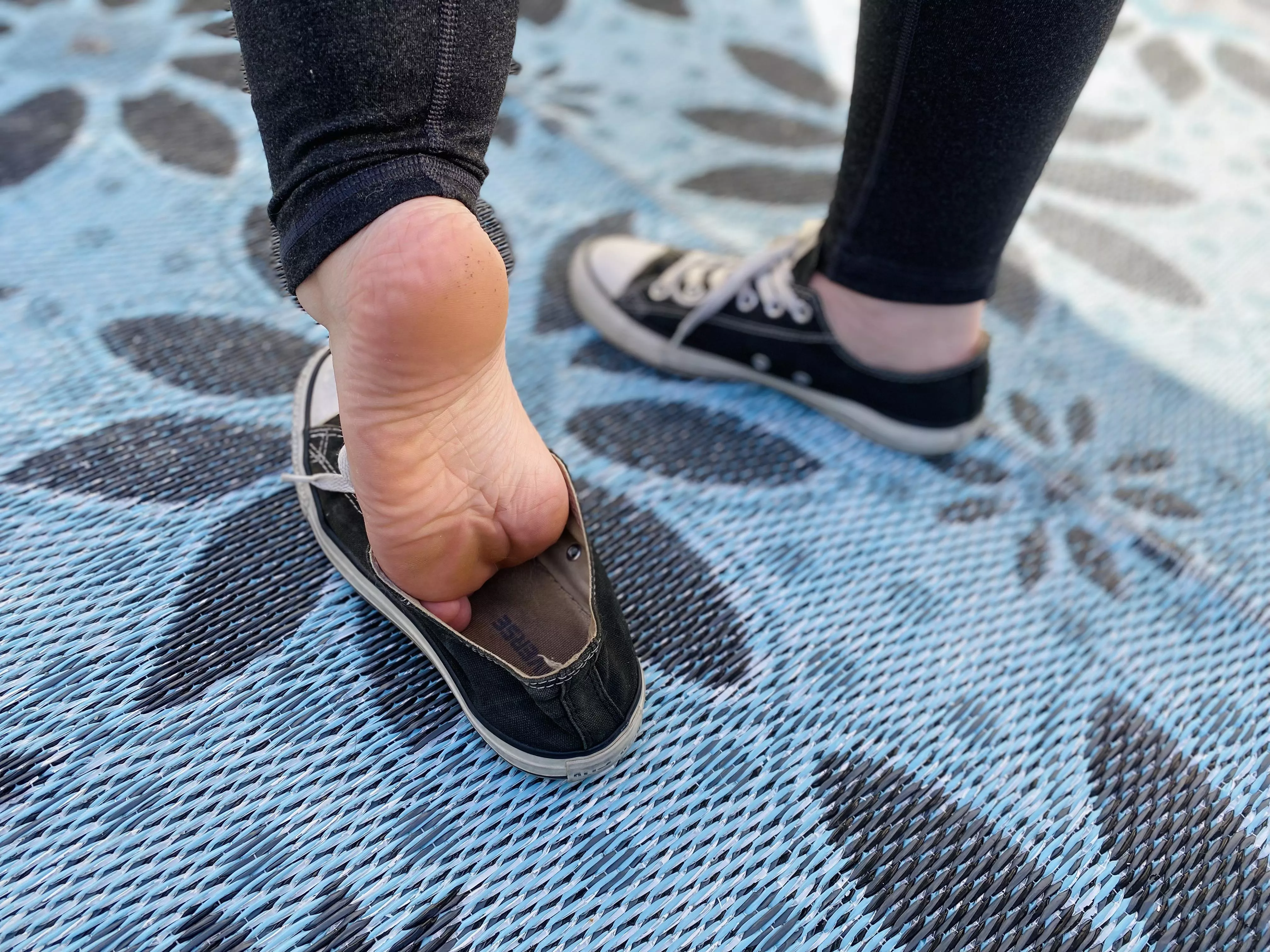 Meaty soles in some filthy chucks