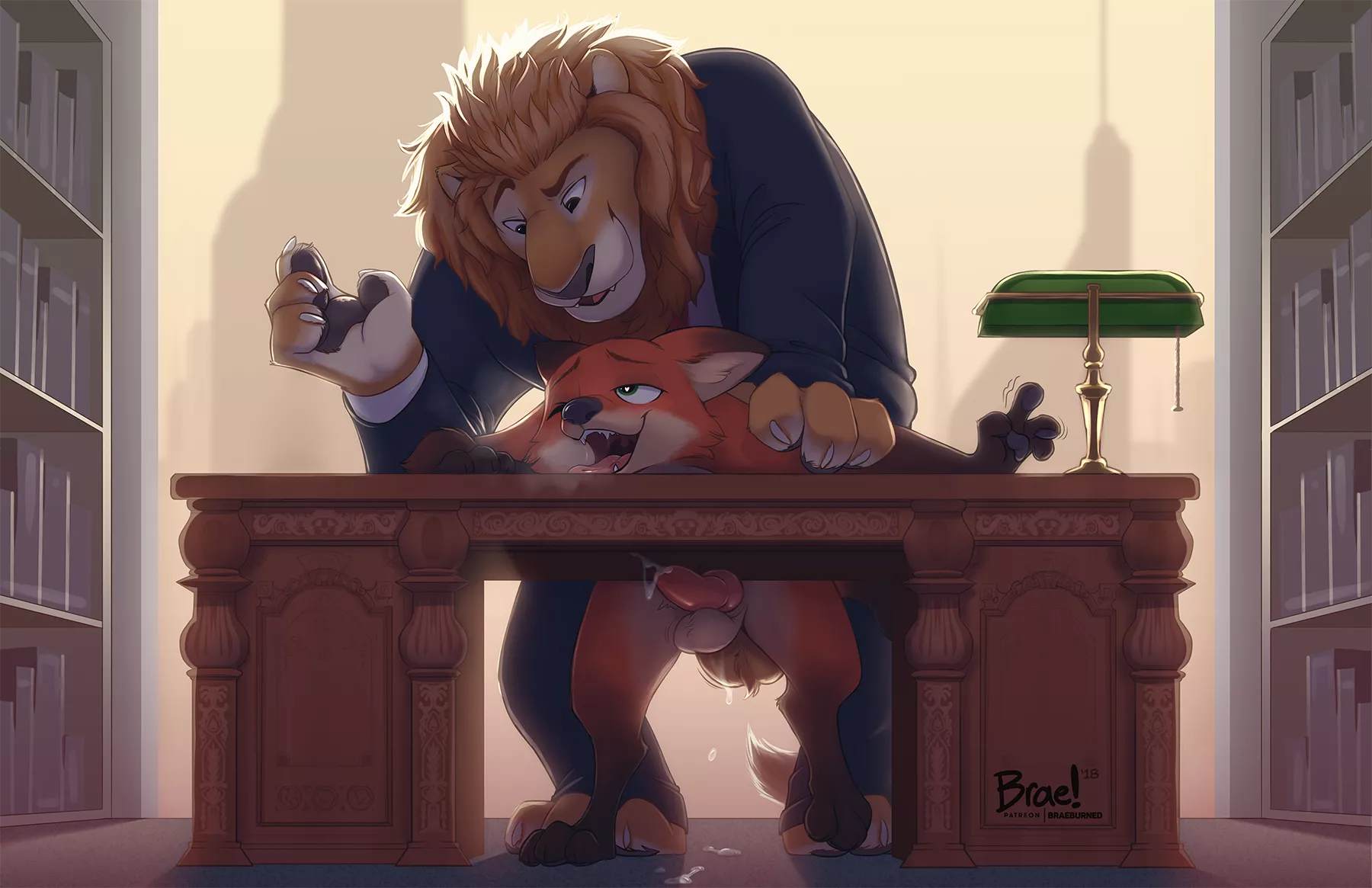 Meet me in my office (by Brae! on Furaffinity)