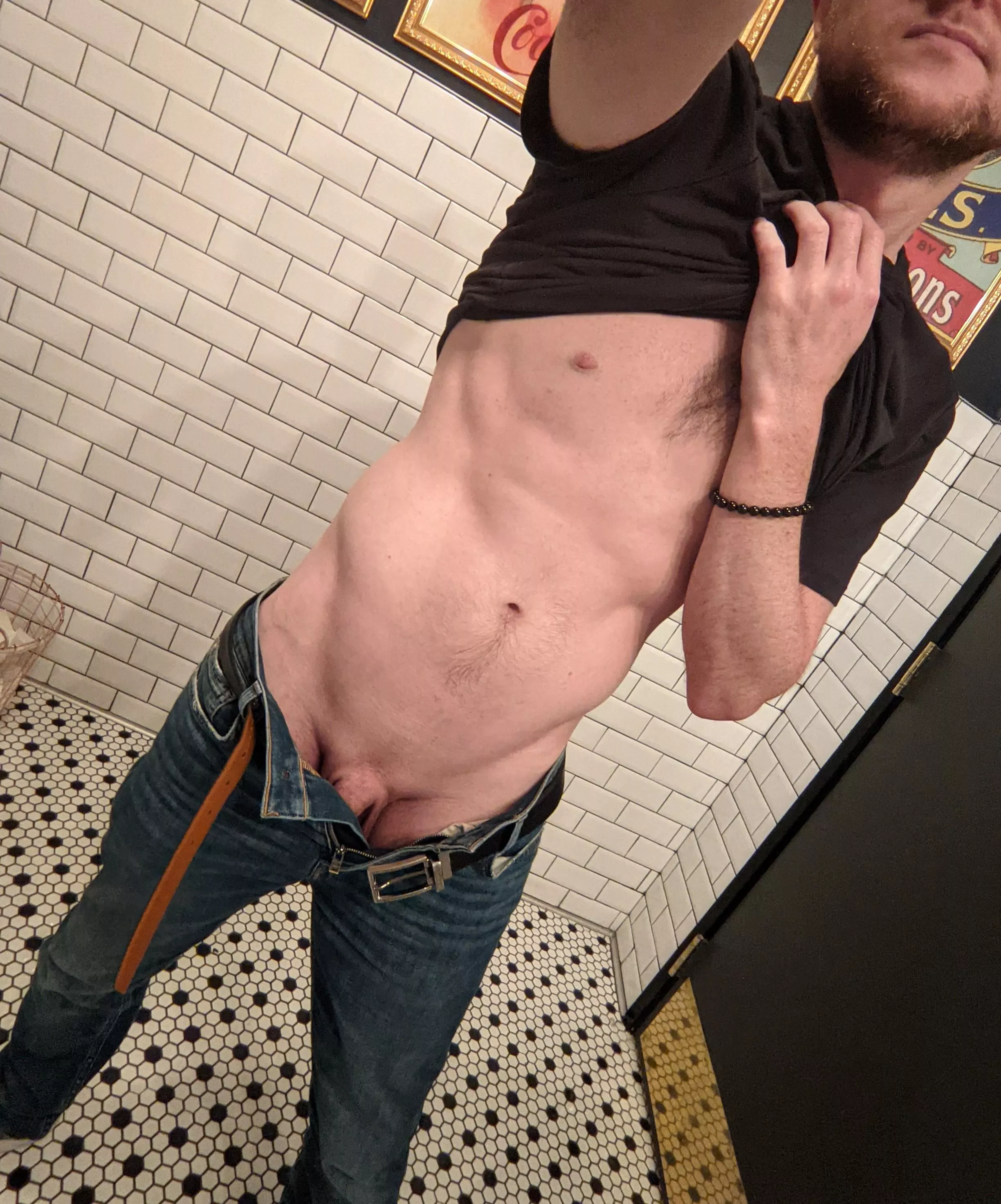 Meet me in the bathroom at the bar? (M)