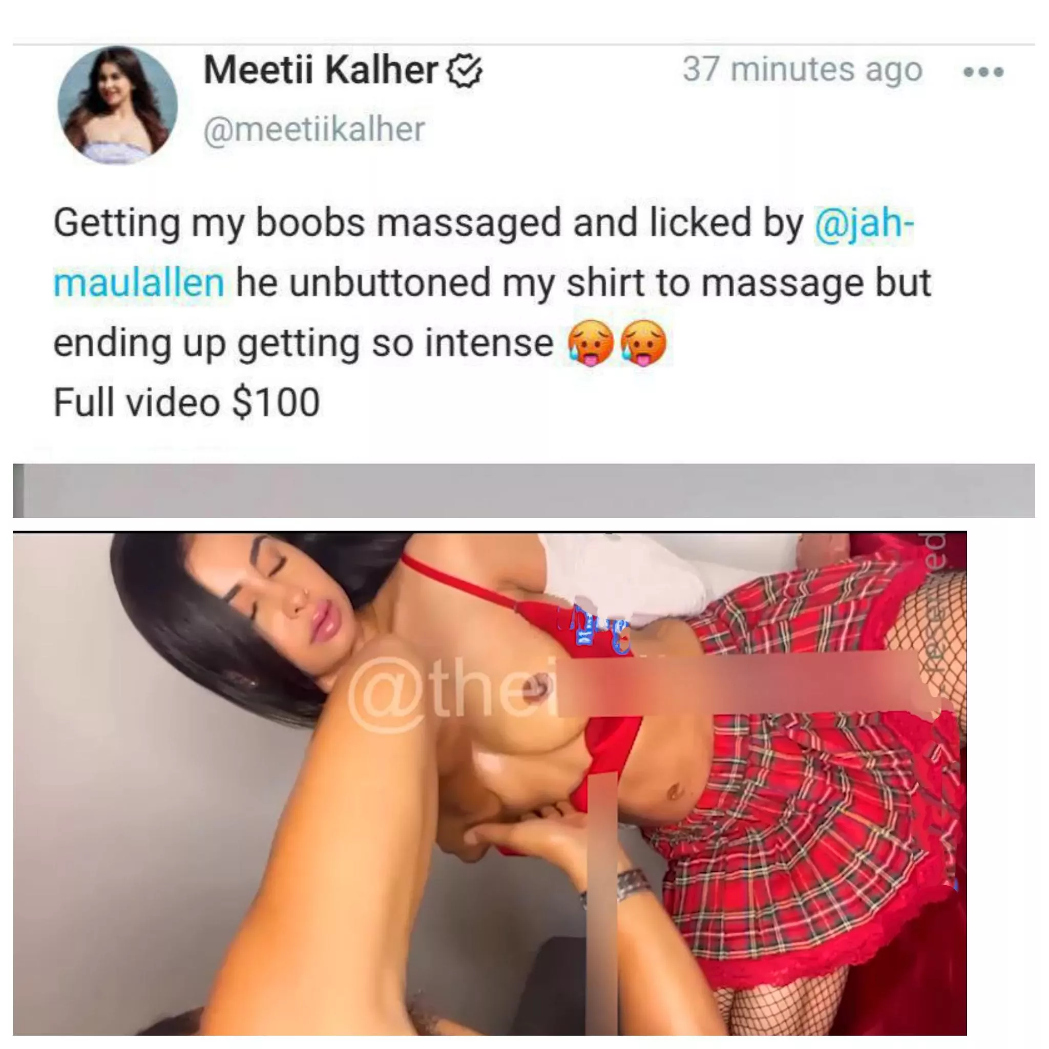 MEETII KALHER SHOWING BOOBS ONLYFANS FULL NEW 2 VIDEOS LINK IN COMMENT