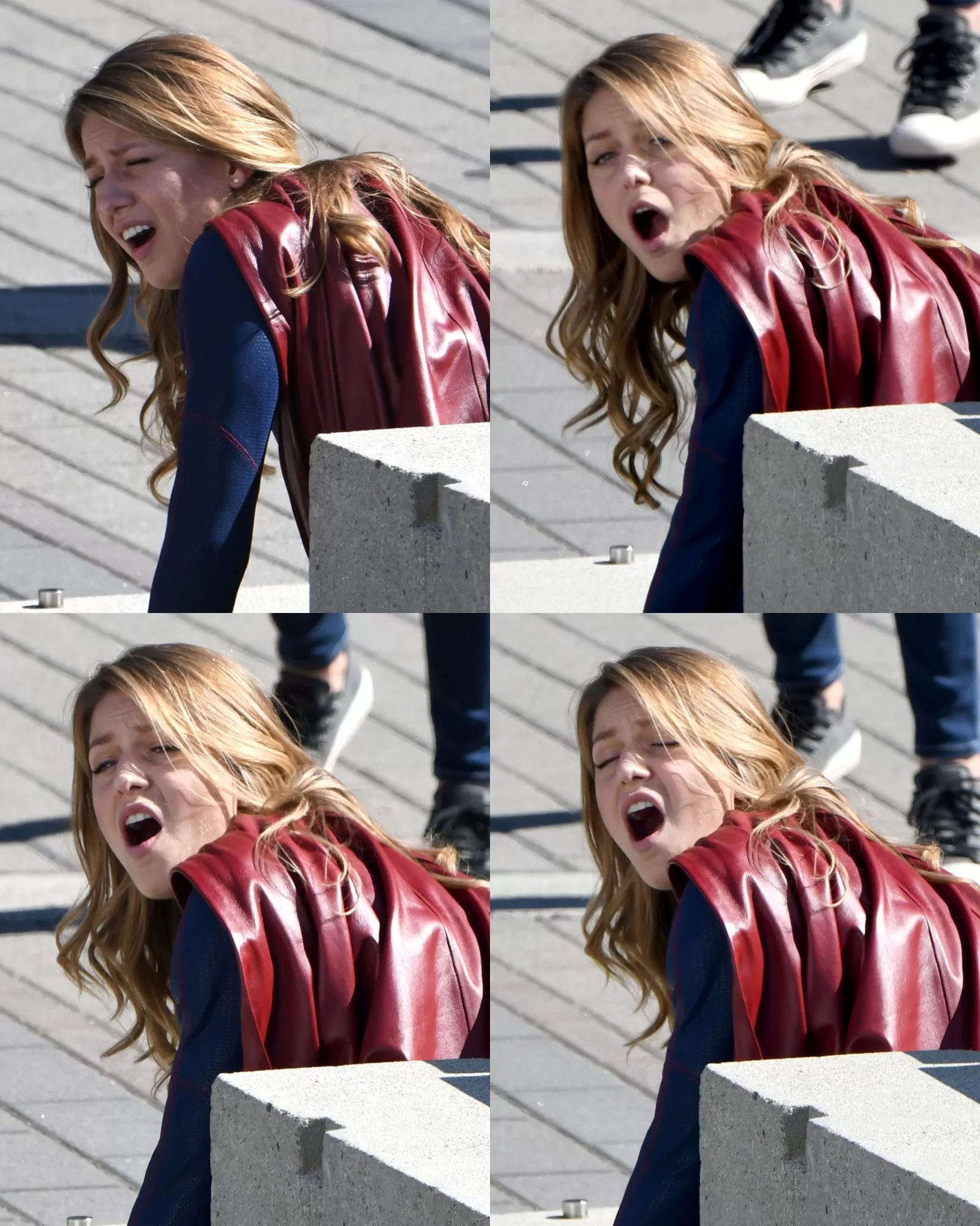 Melissa Benoist and the faces she makes when her ass gets used