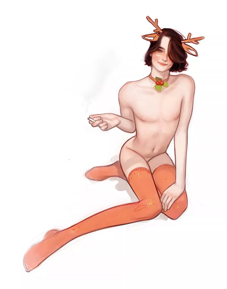 Merry Christmas everyone! Hereâ€™s a sexy little reindeer! (Ulrik)