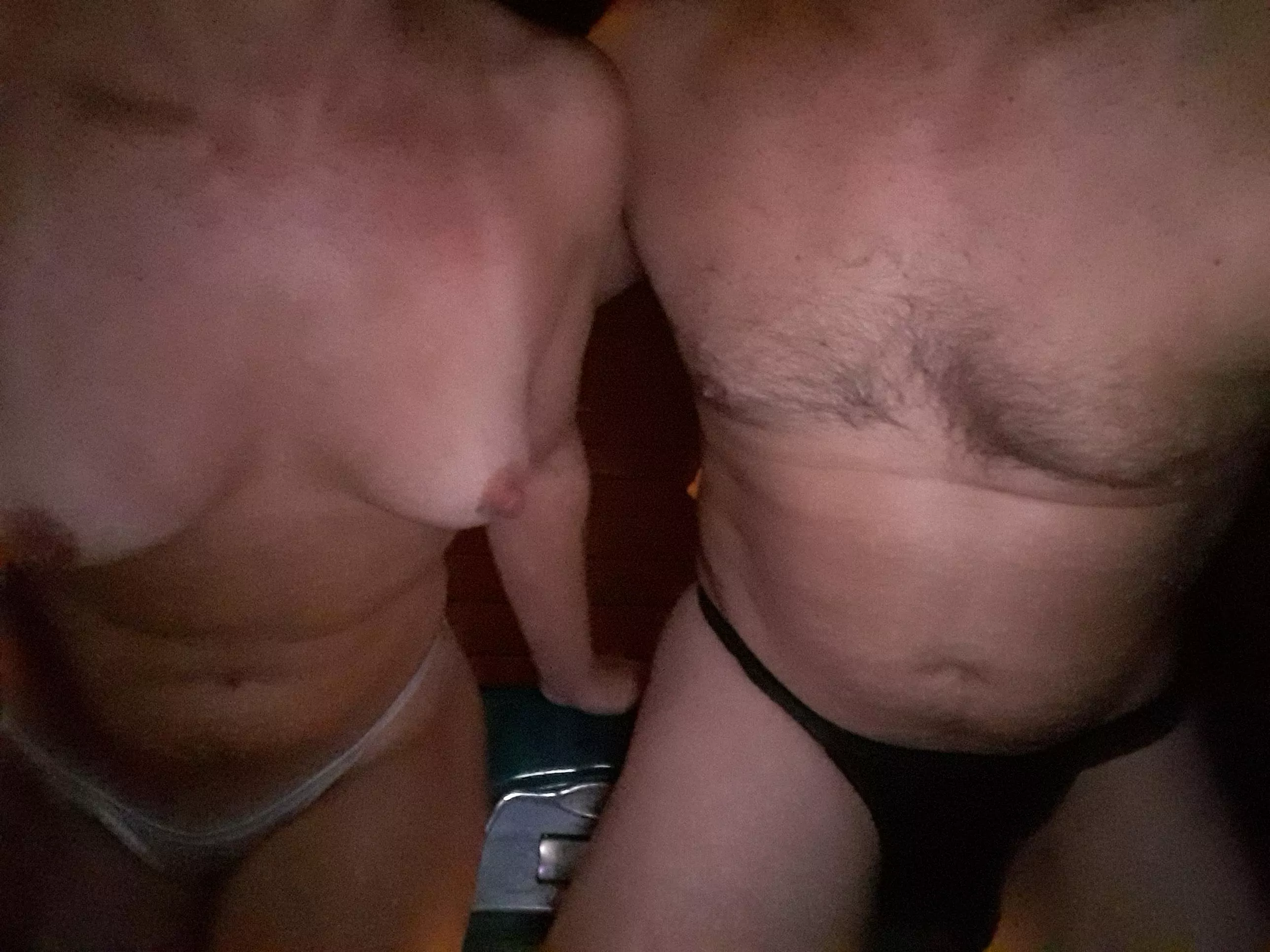 (MF) couple partying on a long weekend.