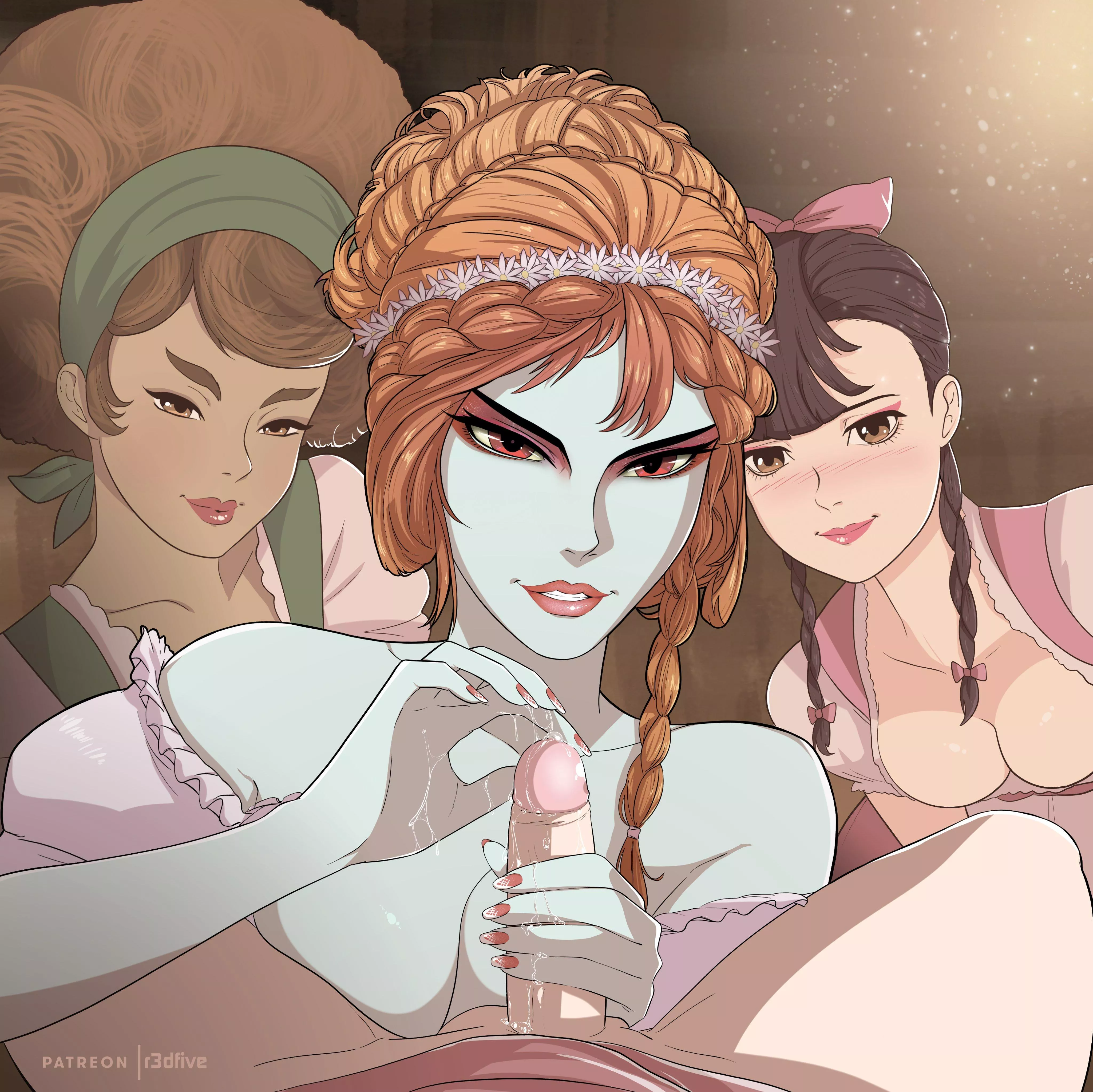 Midna, Iza, Ashei - Hyrule's Brothels is open for business (R3dFiVe) [The legend of Zelda Twilight Princess] | obtained from user: Robthew