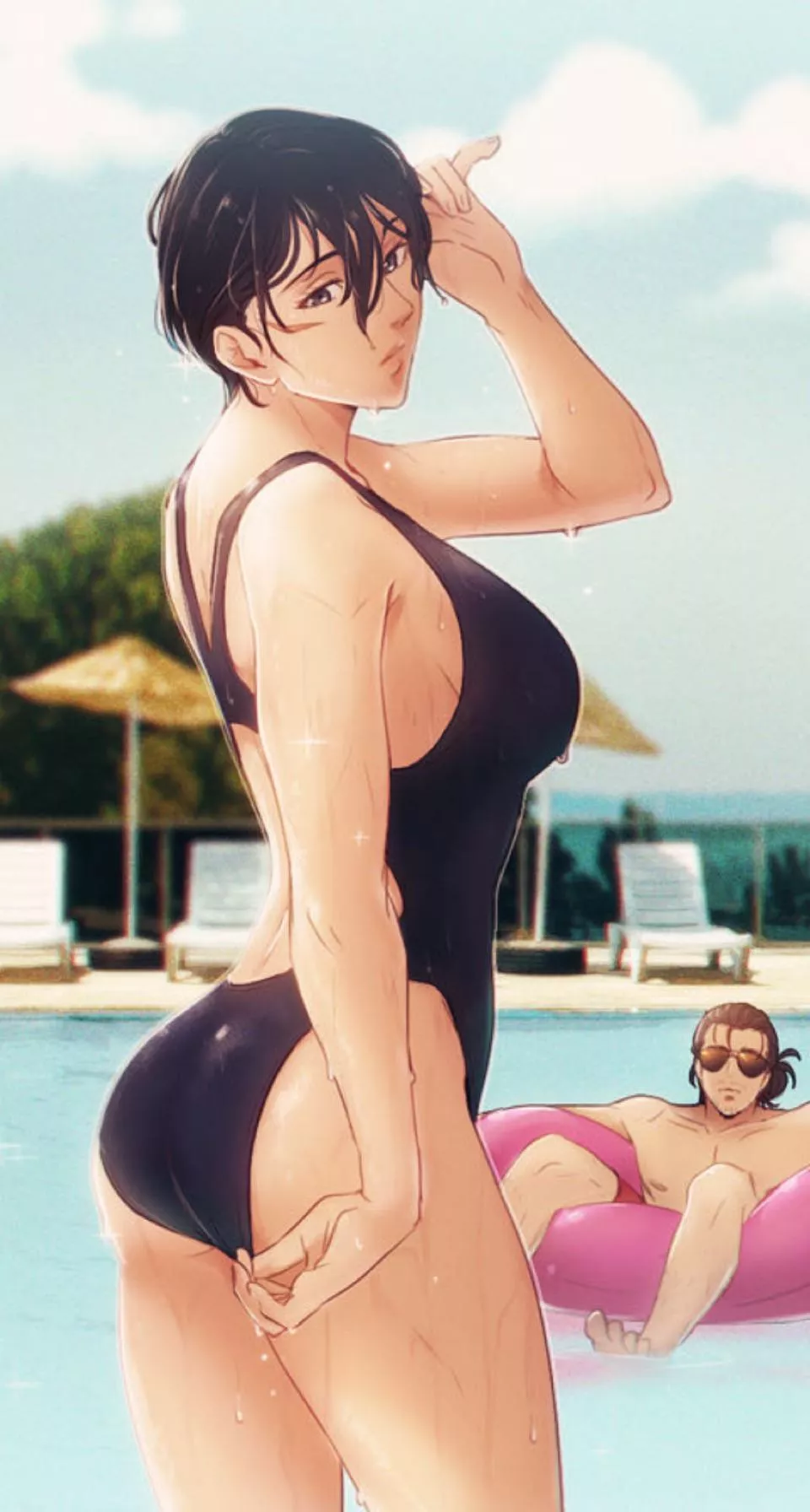 Mikasa swimmingsuit (dont know the artist!)