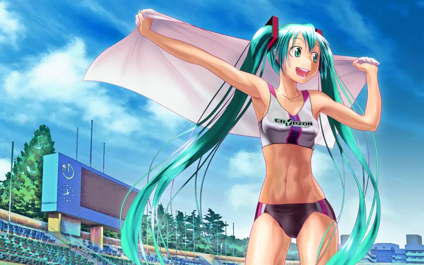 Miku the athlete