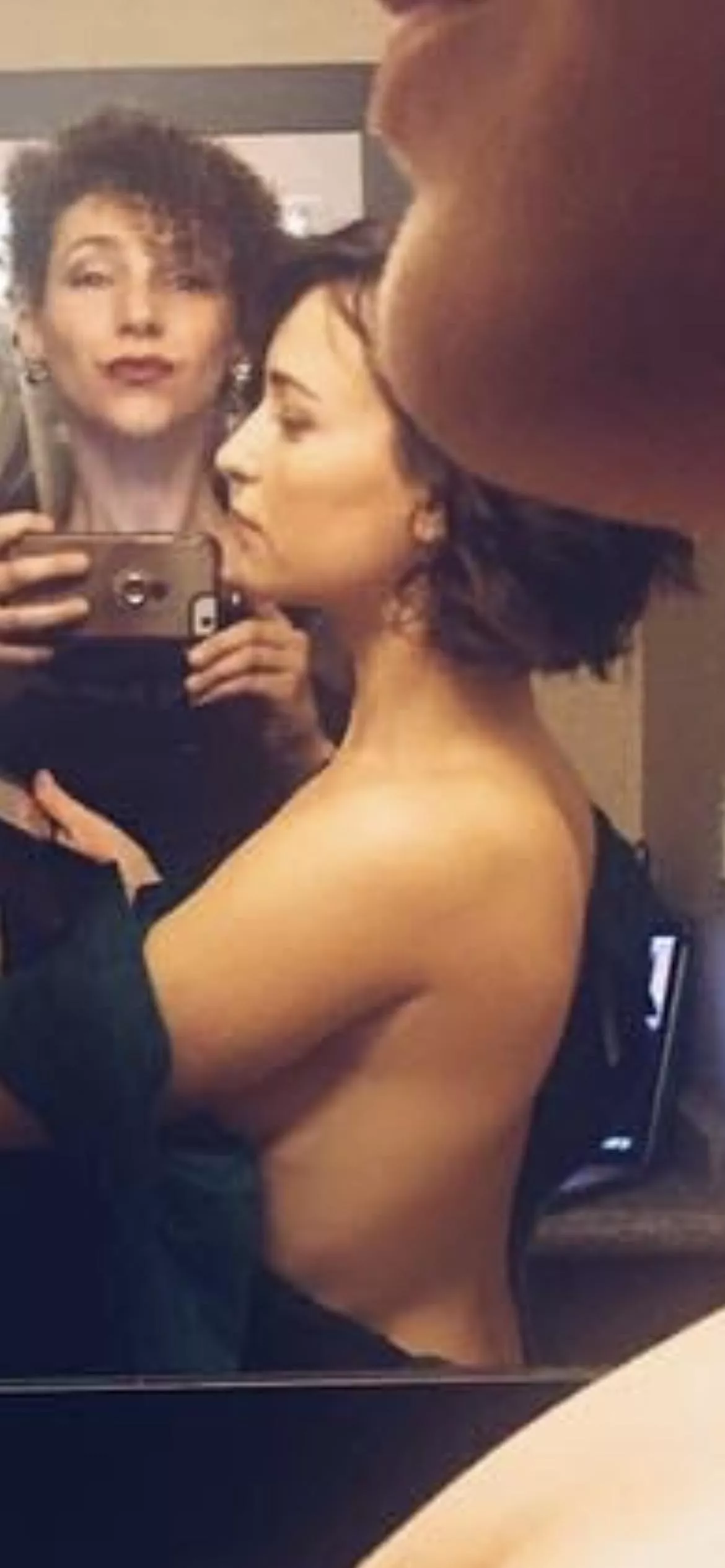 Milana Vayntrub so close…