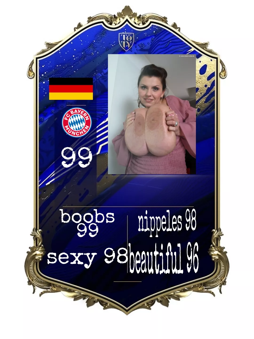 Milena velba in fifa card