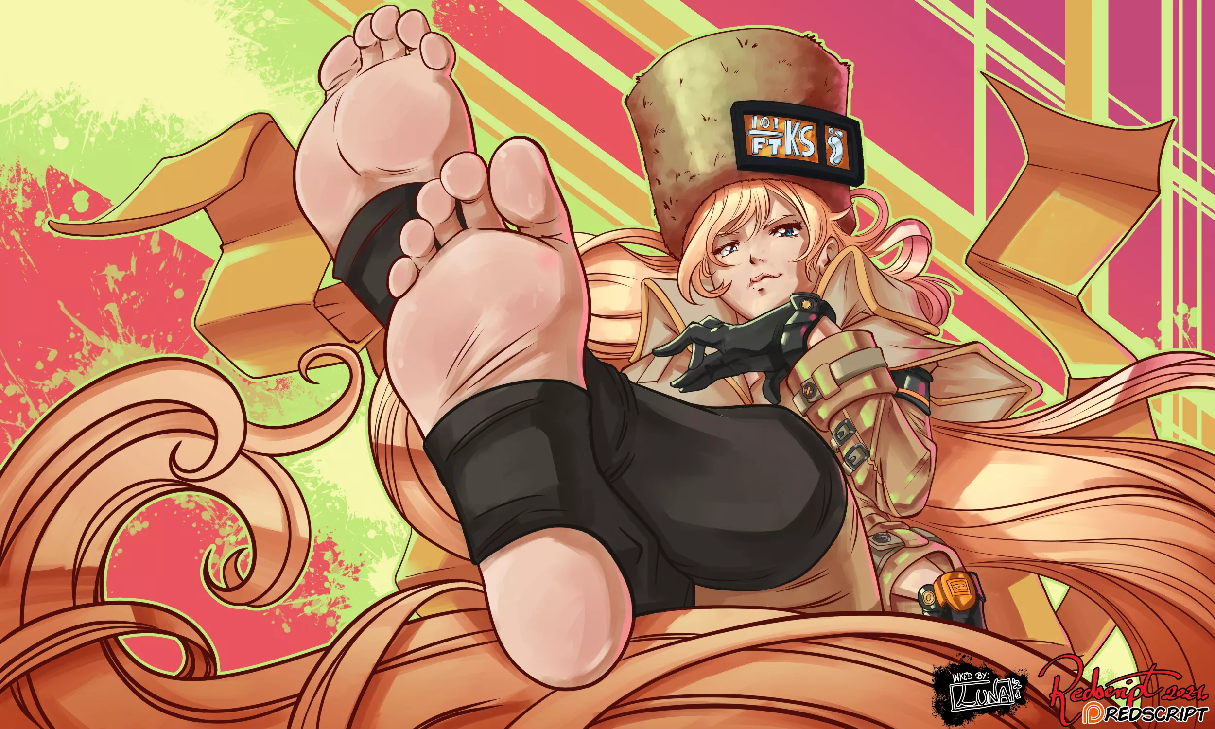 Millia Rage's Feet (RedScript) [Guilty Gear]