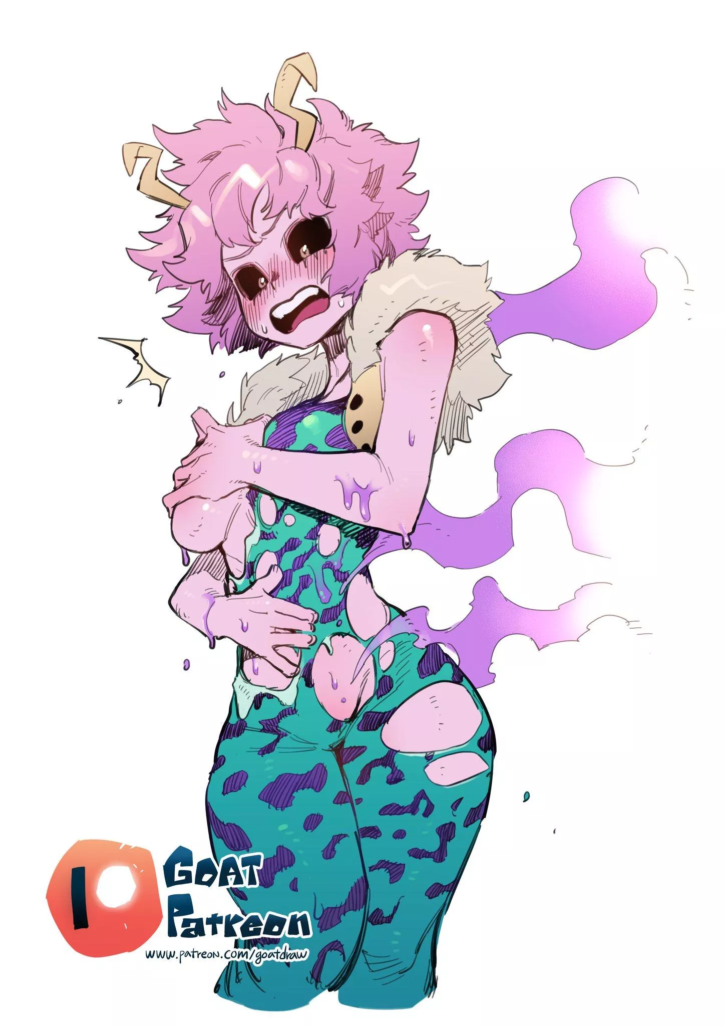 Mina Ashido Had a Sexy Accident (Goat) [Hero Academia]