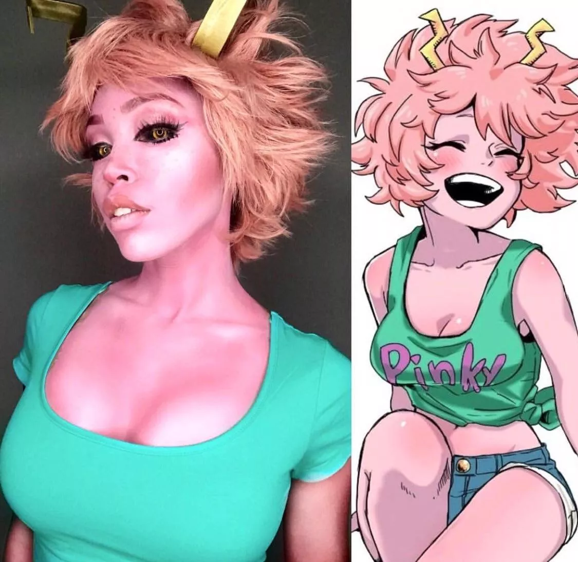 Mina cosplay from “my hero academia” @cutiepiesensei