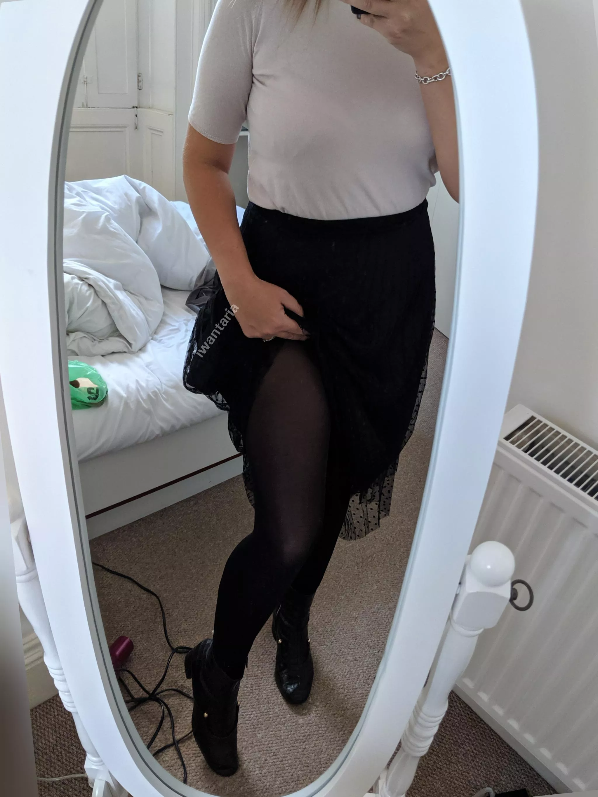 Mirrored pantyhose ❤️