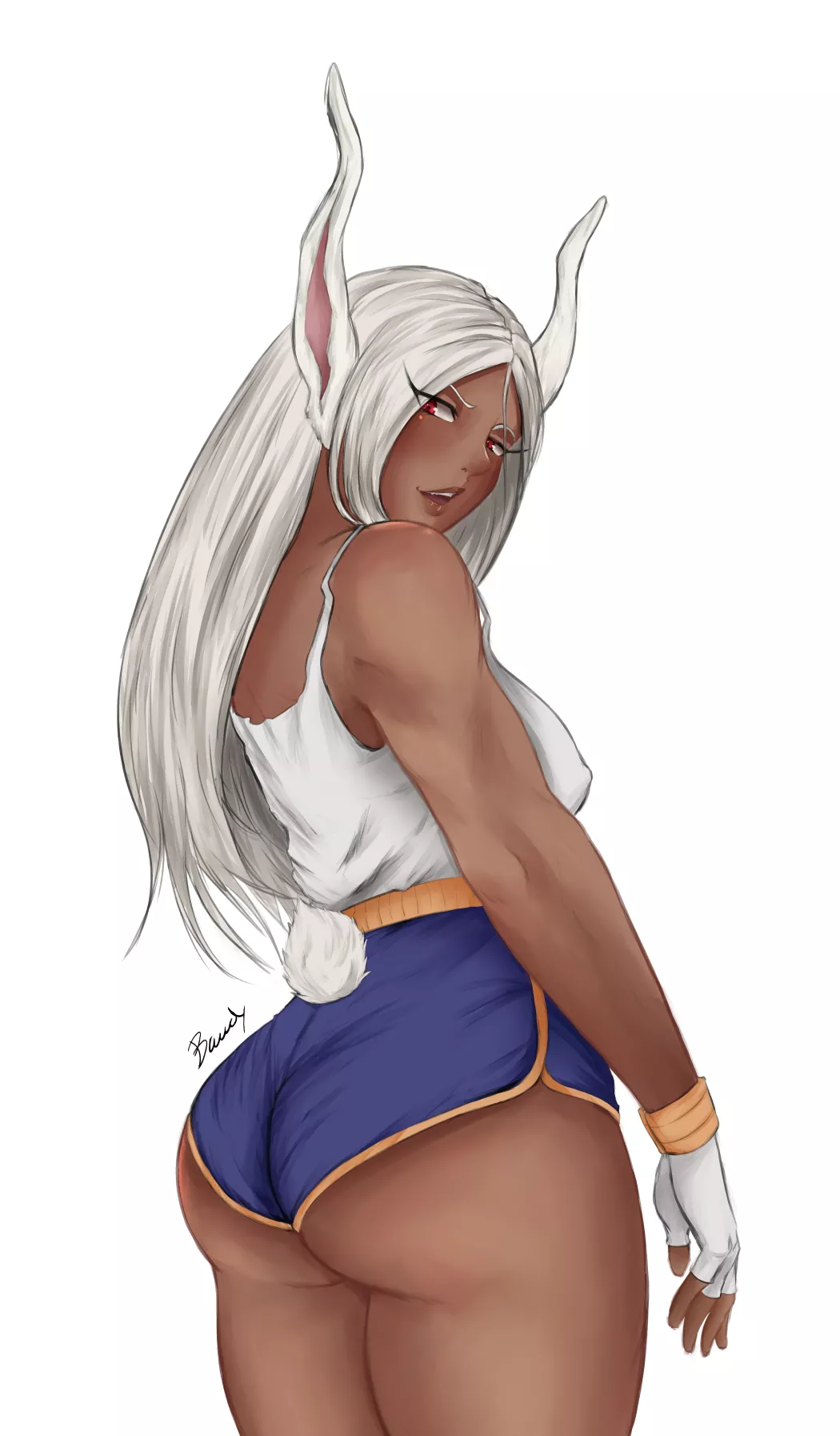 Miruko ready for a workout (BawdyArt) [My Hero Academia]