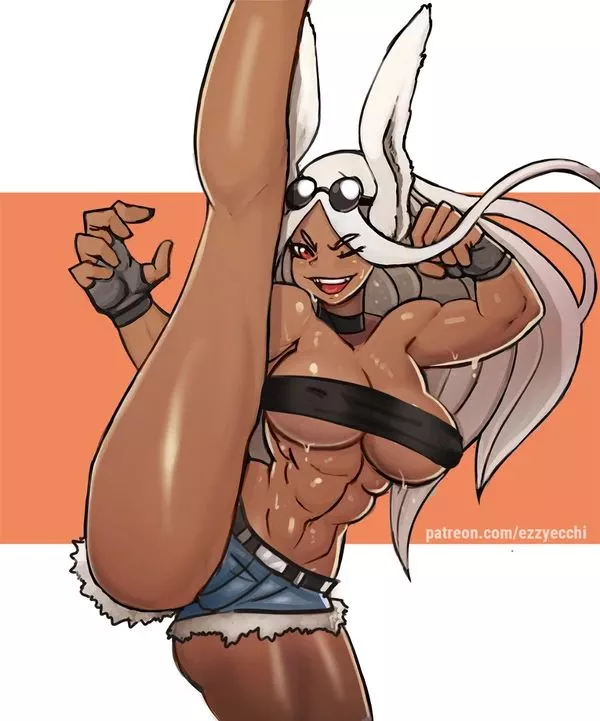 Miruko's high kick