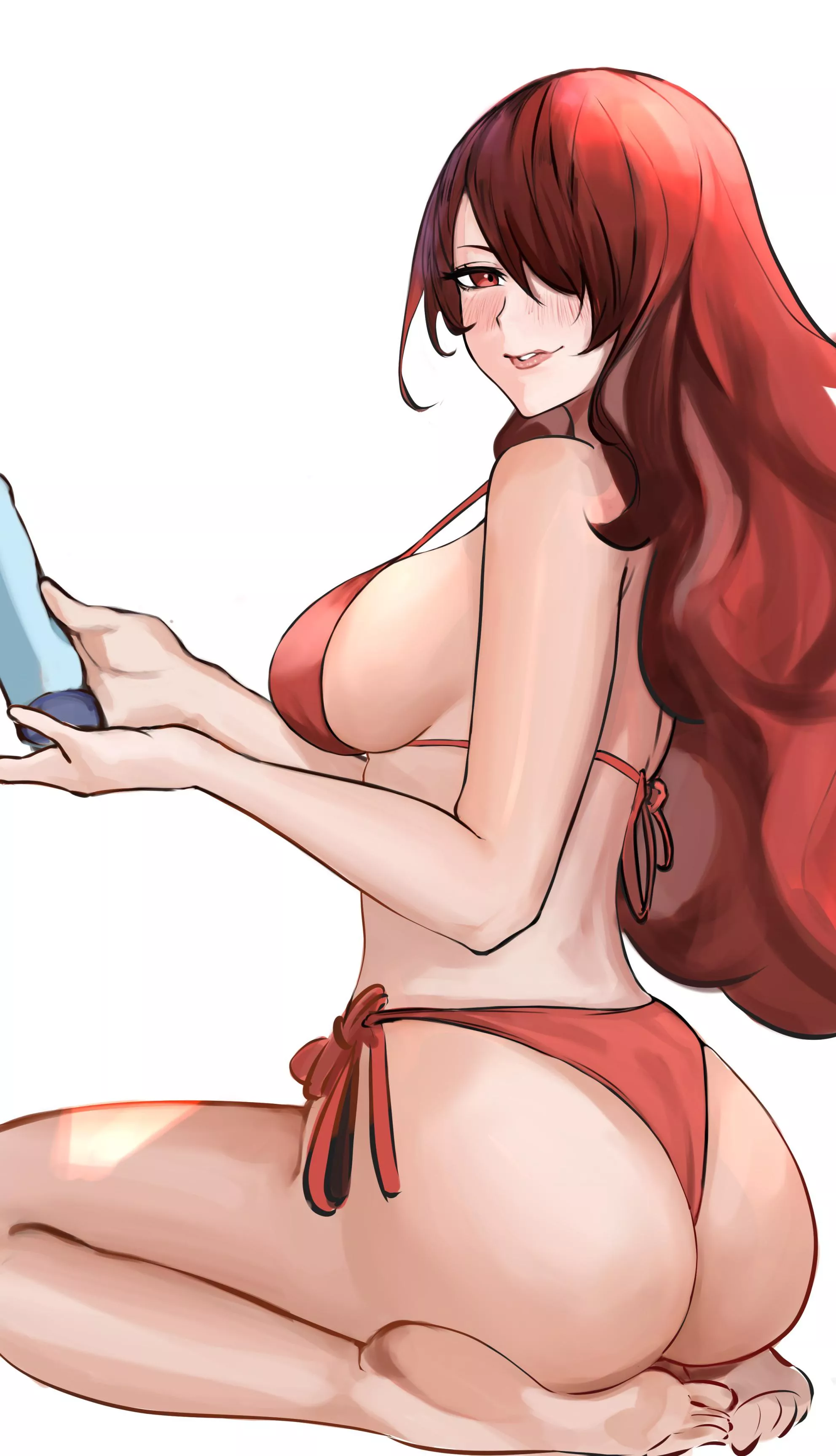 Mitsuru needs some suntan lotion (by Nero Watch)