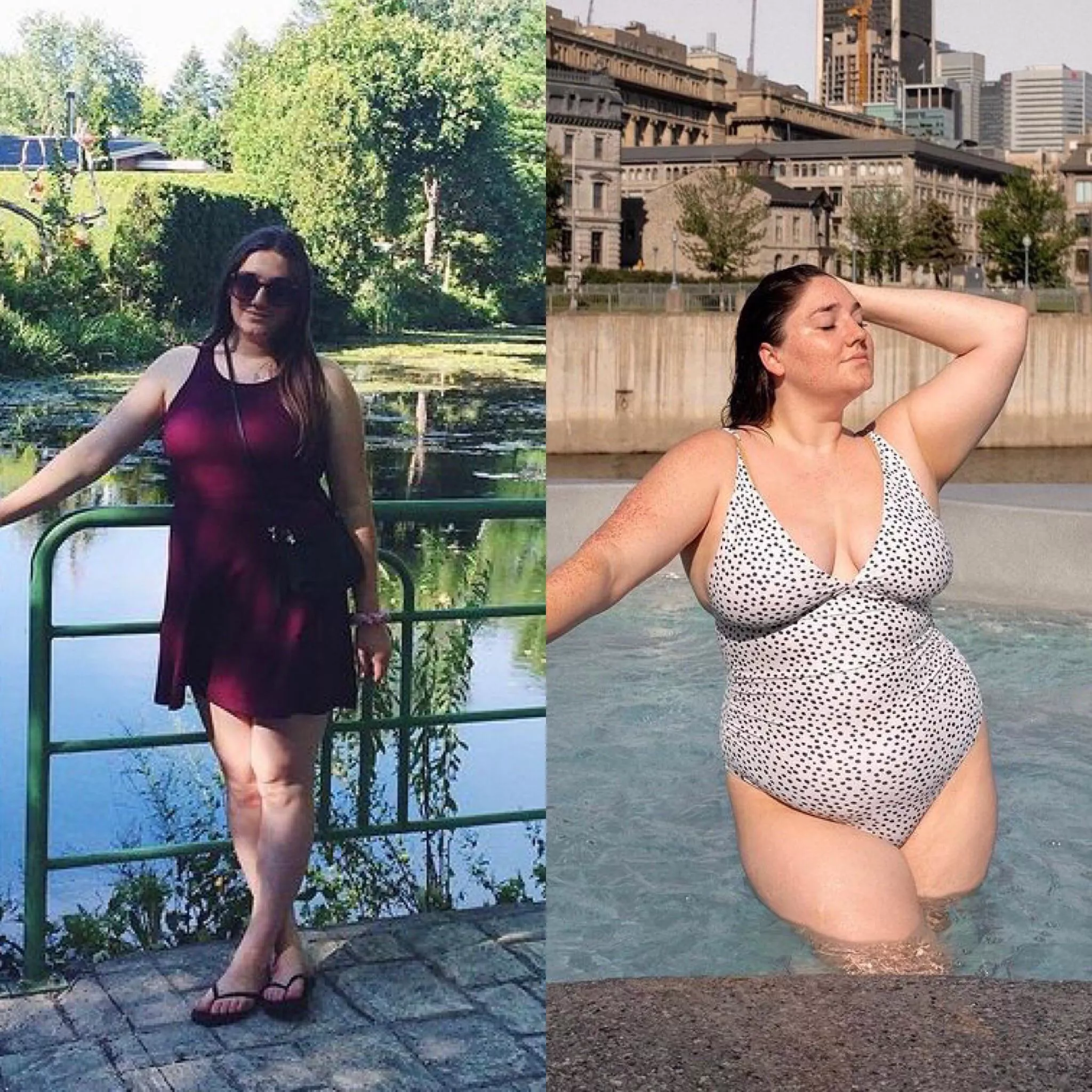 Model chose the curvy life