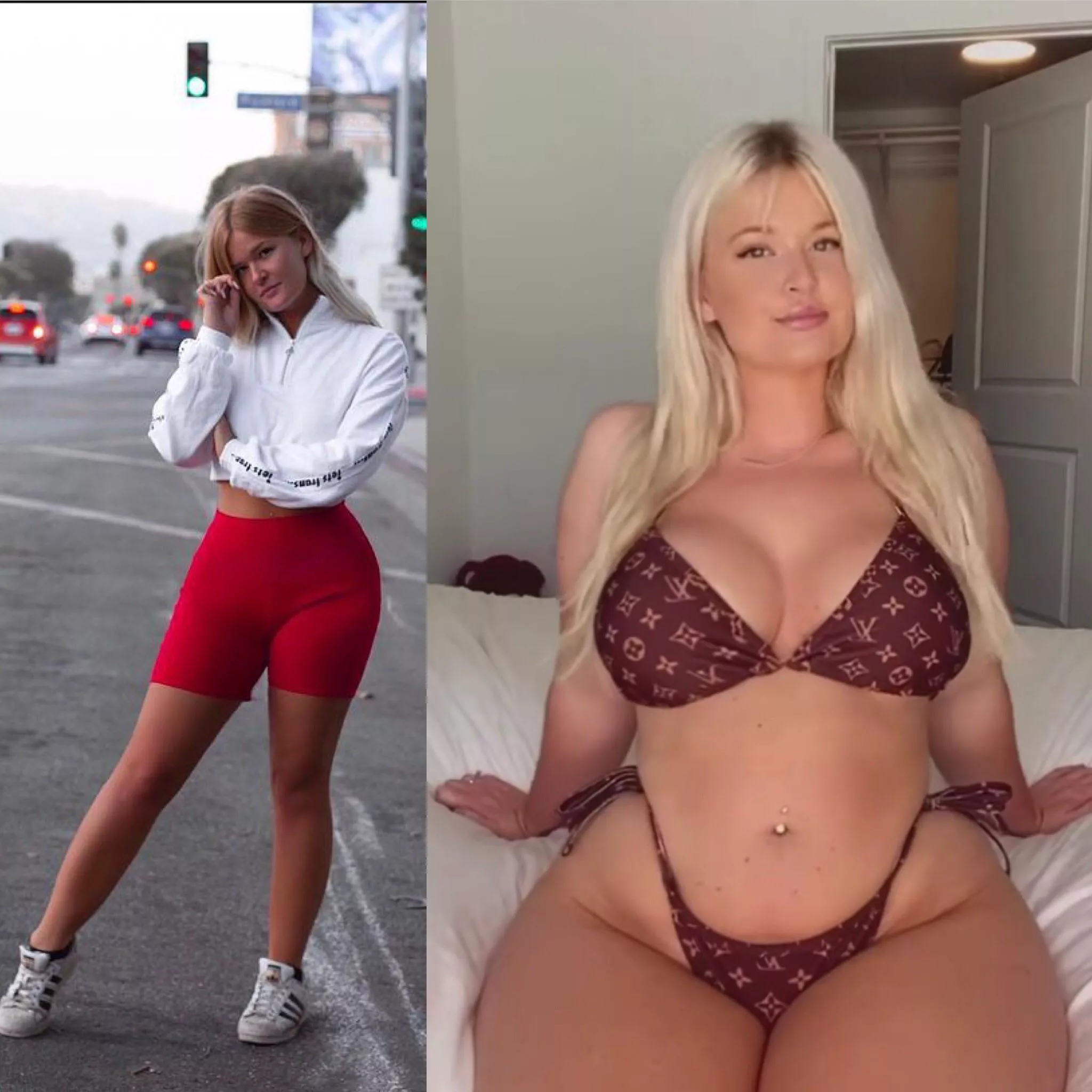 Model went from slim to thicc 😳