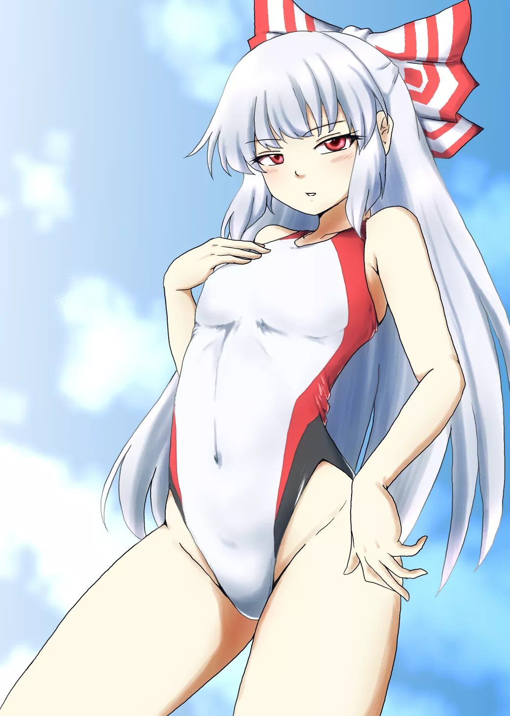 Mokou Racing Swimsuit (D-M) [Touhou]