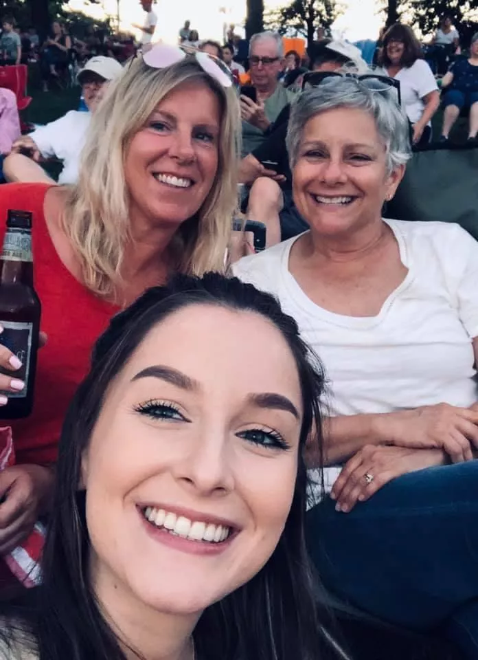 Mom and her friend could teach the daughter some things