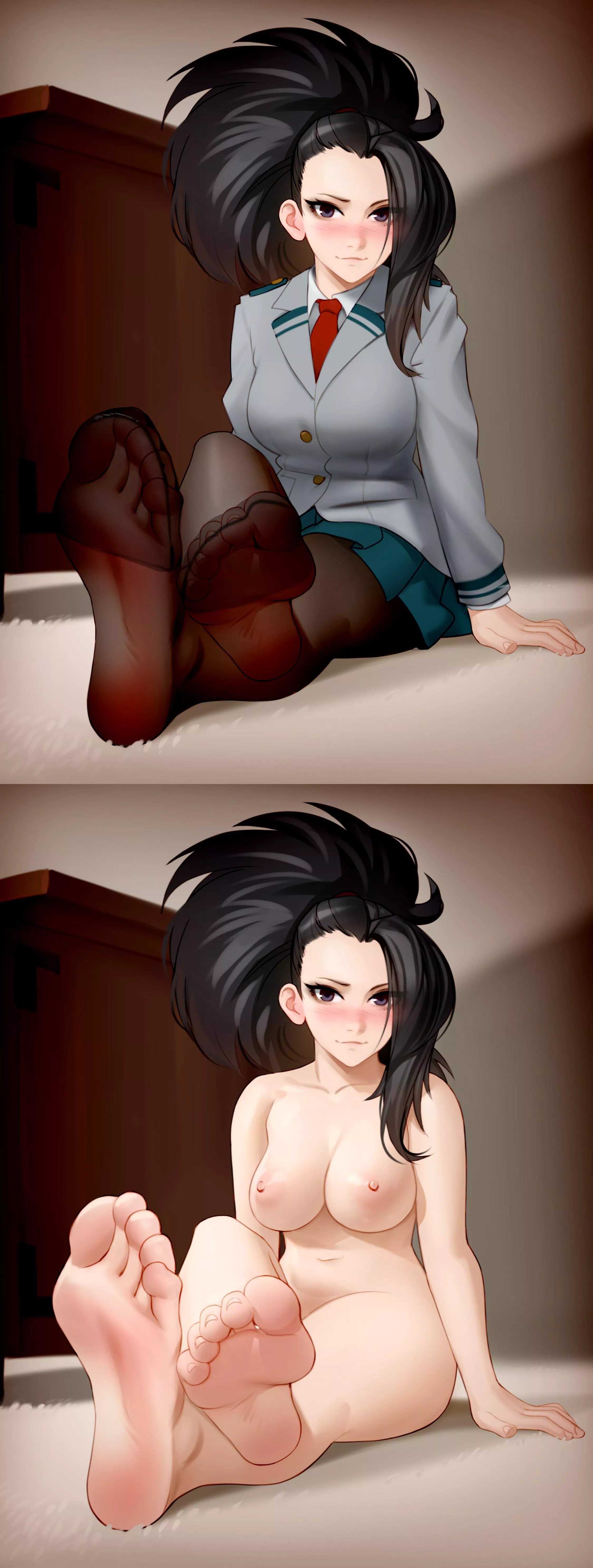 Momo clothes On/Off [Kairunoburogu]