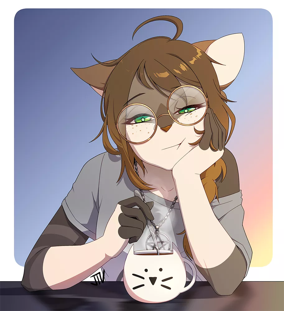 Monday morning vibes [Art by @justjacksart, commission for me]