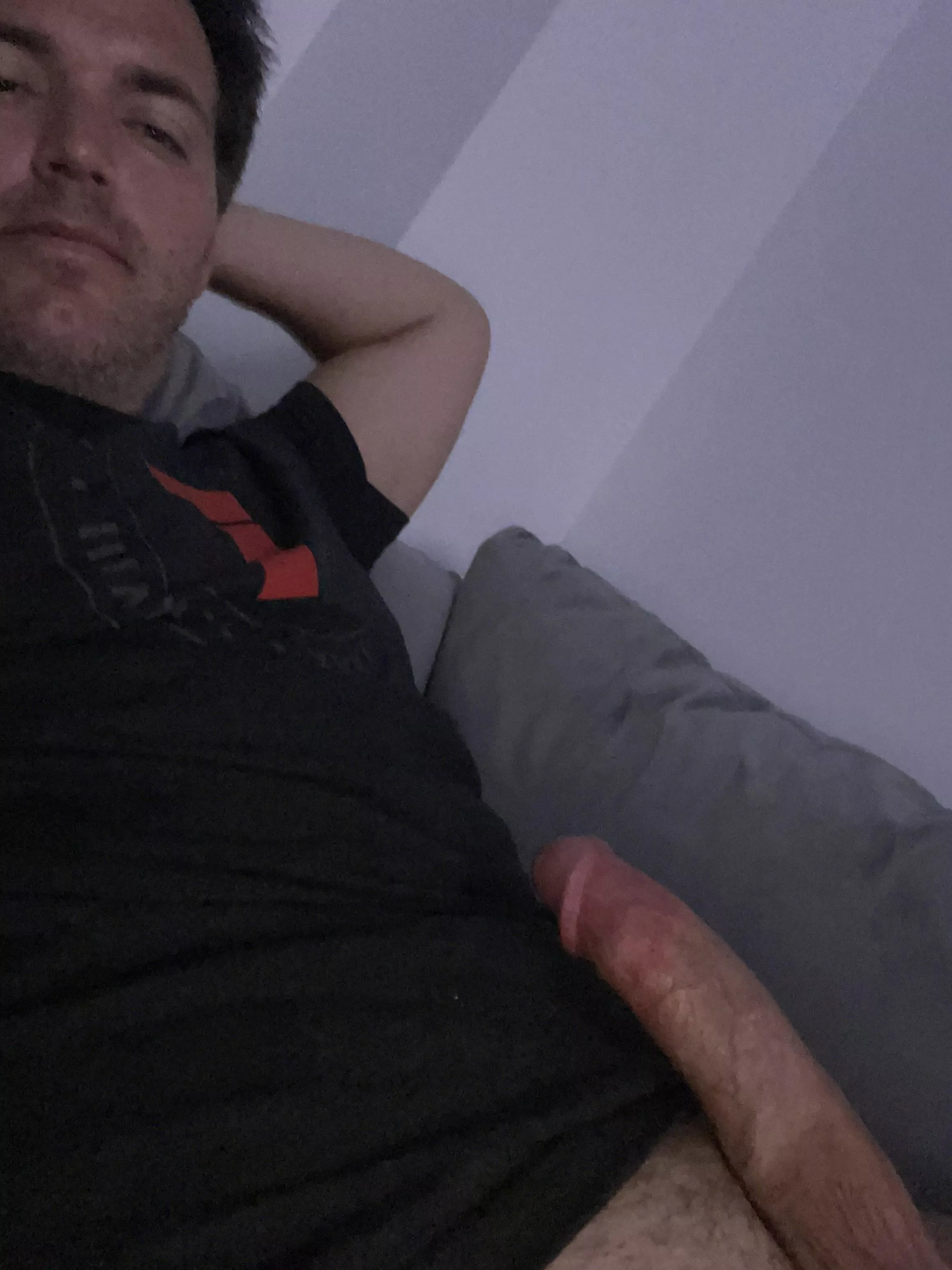 Monday night football and playing with my horny cock [36]