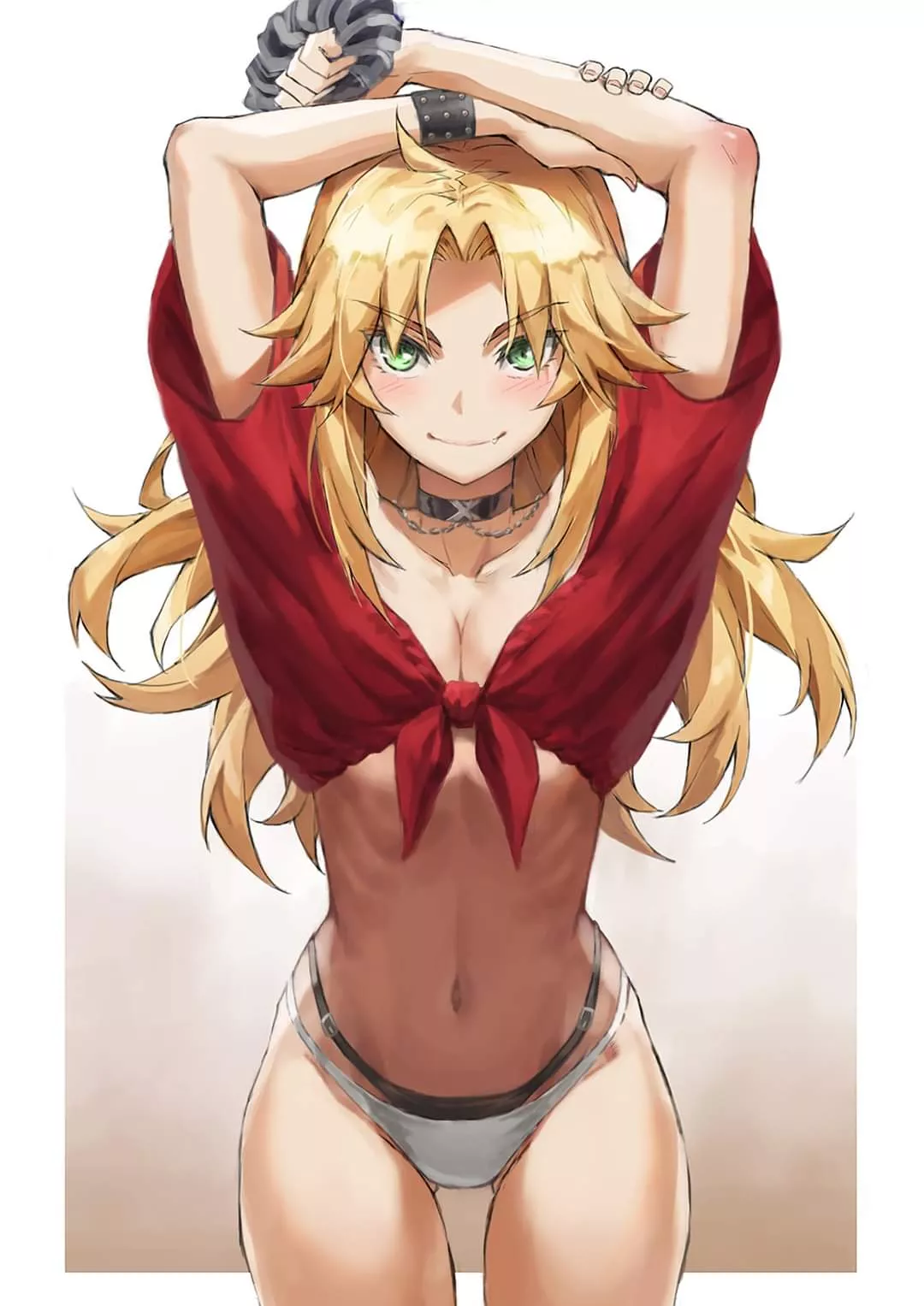 Mordred's small waist & thicc hips are top notch