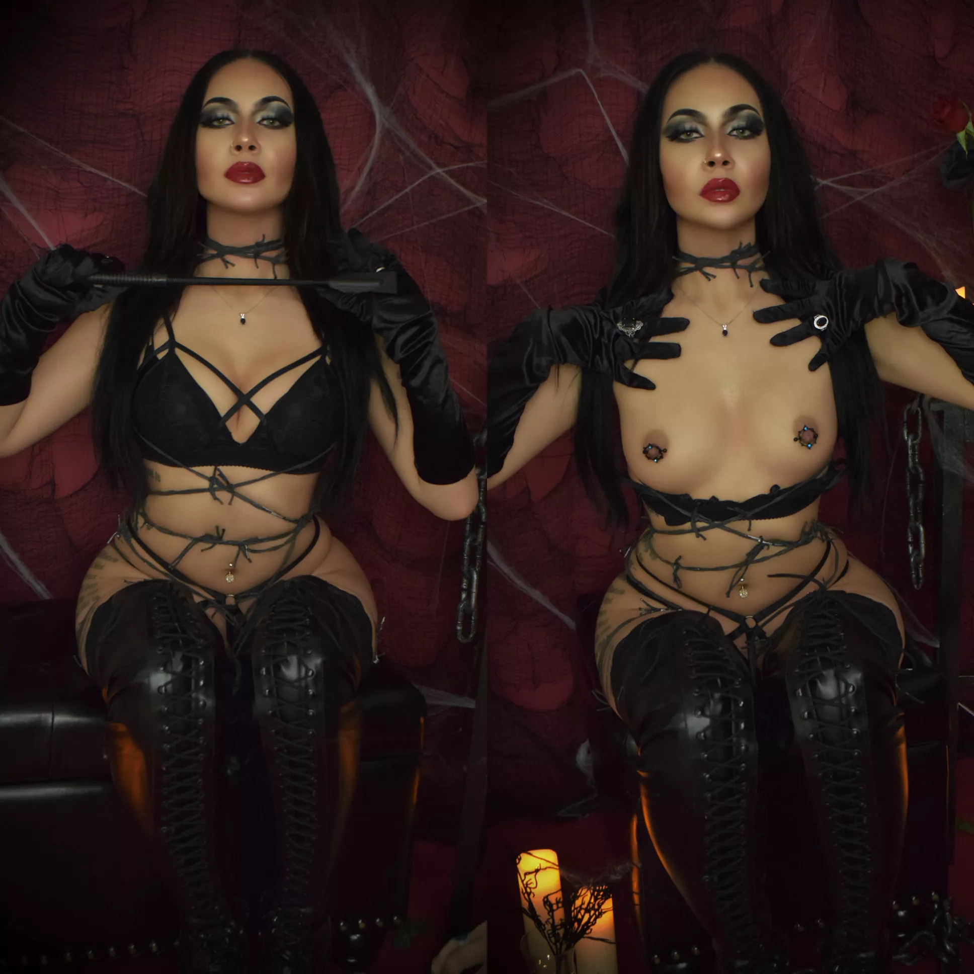 Morticia Addams by Felicia Vox