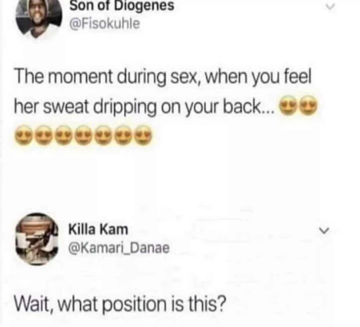 Most sensitive position ever😂😍