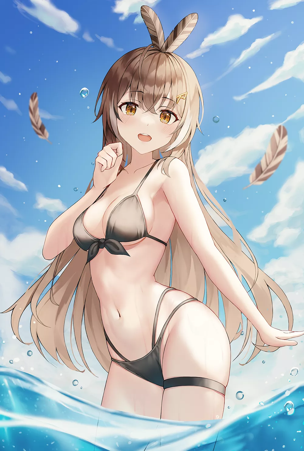 Mumei At The Beach.